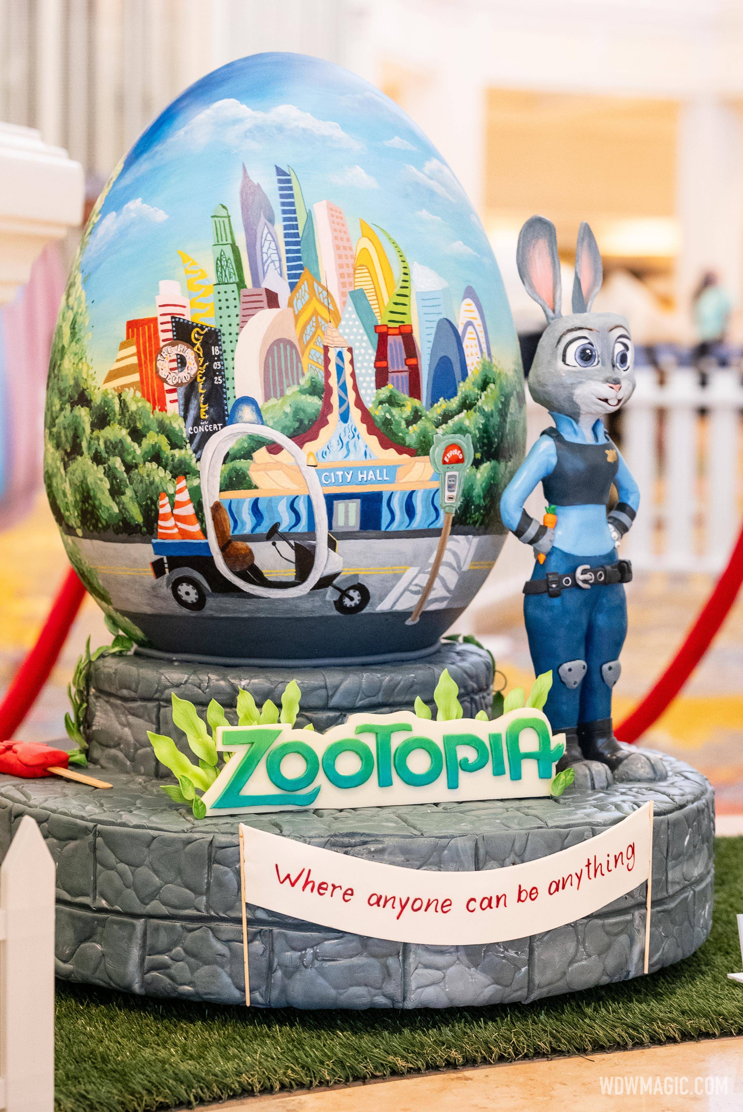 2025 Grand Cottage and Easter Egg Display at Disney's Grand Floridian Resort
