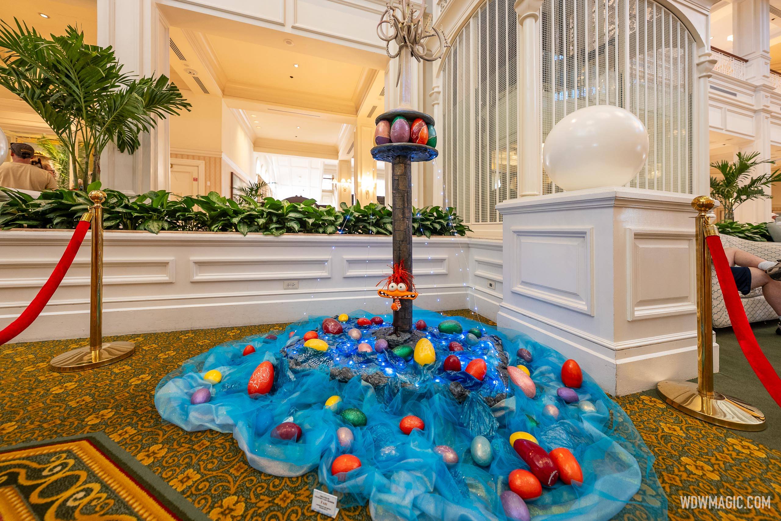 2025 Grand Cottage and Easter Egg Display at Disney's Grand Floridian Resort