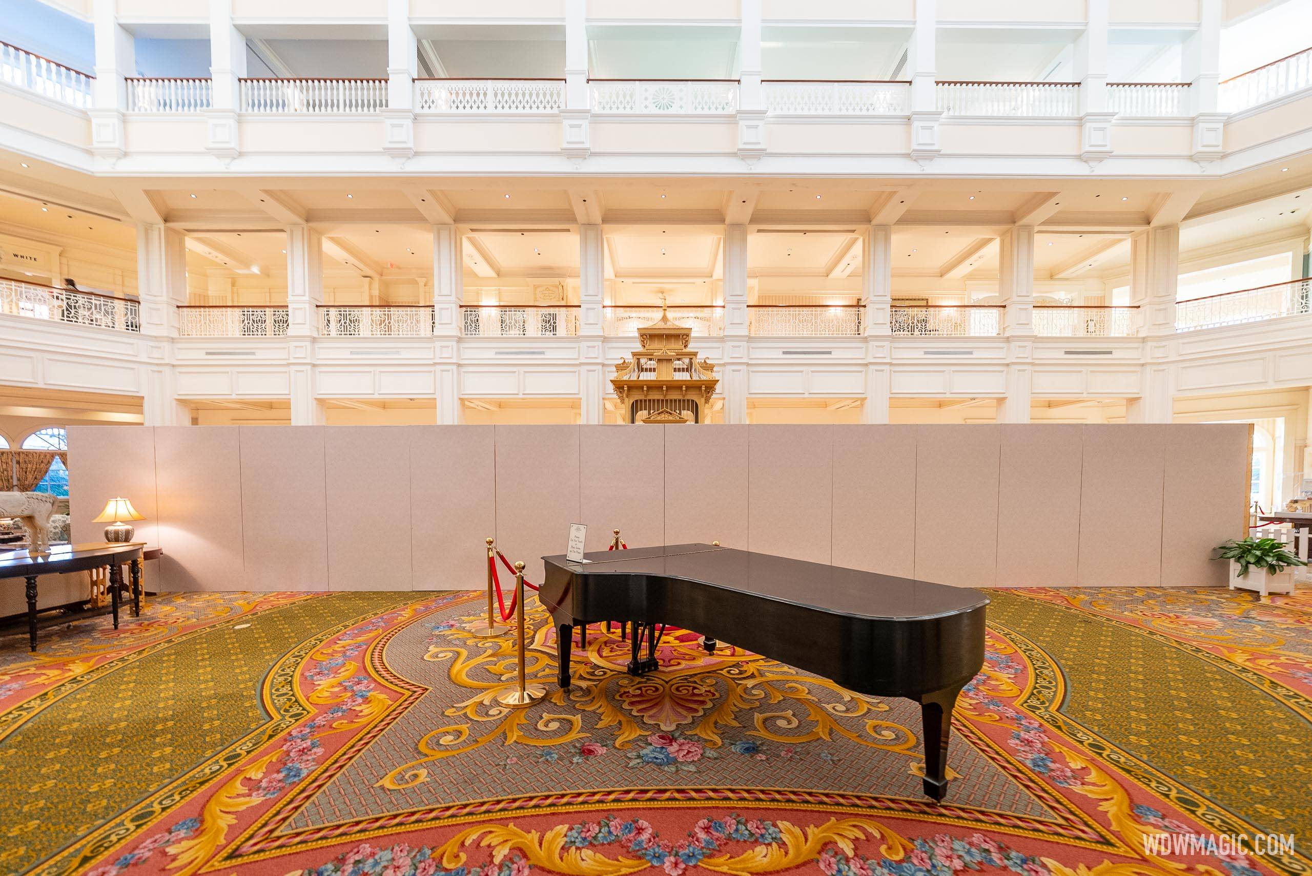 Disney's Grand Floridian Resort  Lobby Refurbishment - April 14, 2025