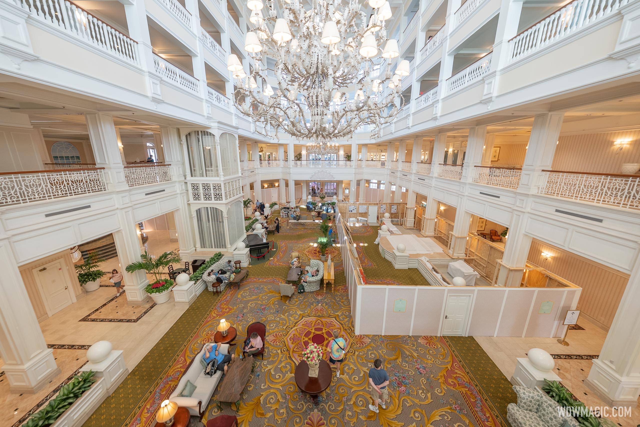Disney's Grand Floridian Resort Lobby Refurbishment - May 1, 2025