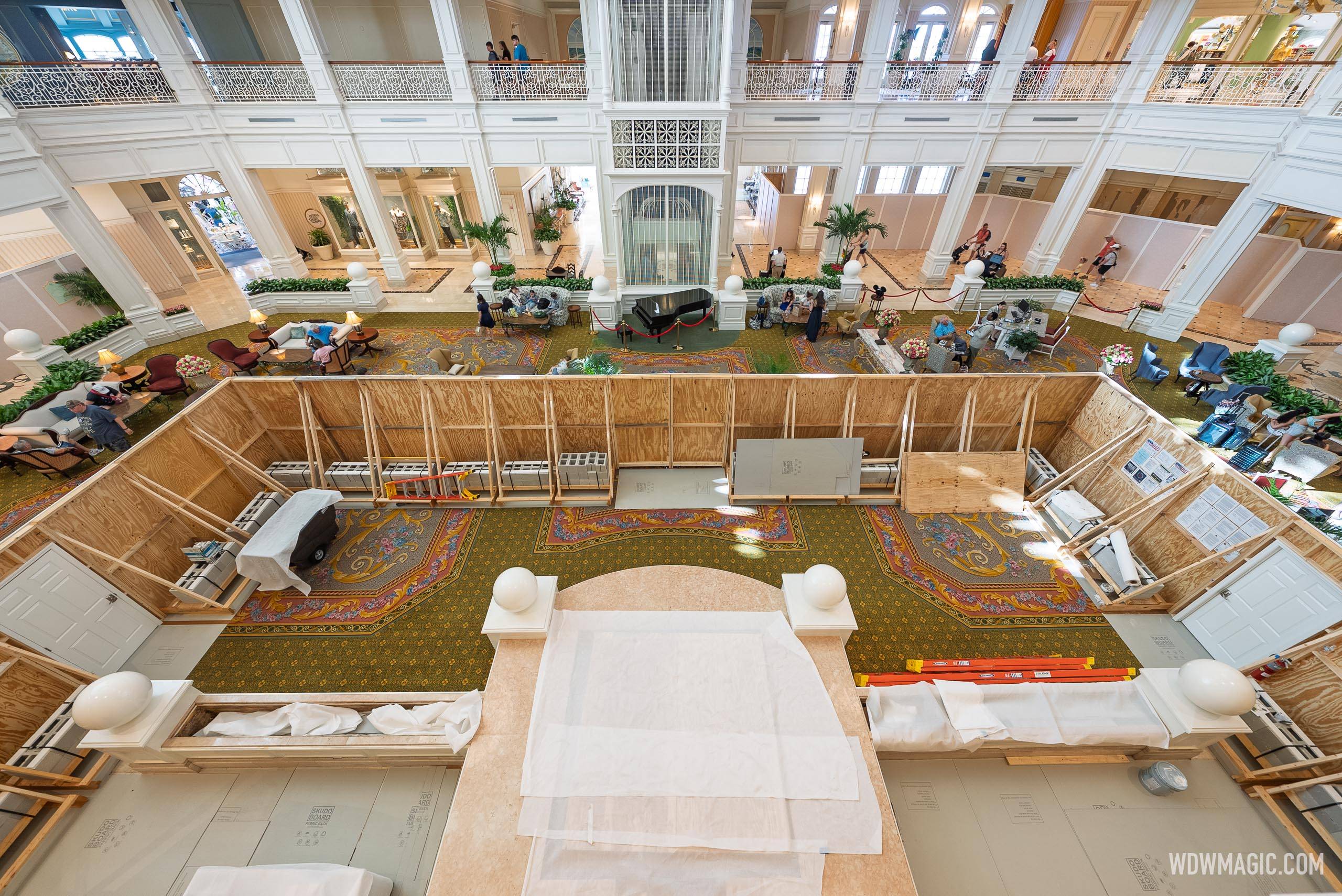 Disney's Grand Floridian Resort Lobby Refurbishment - May 1, 2025