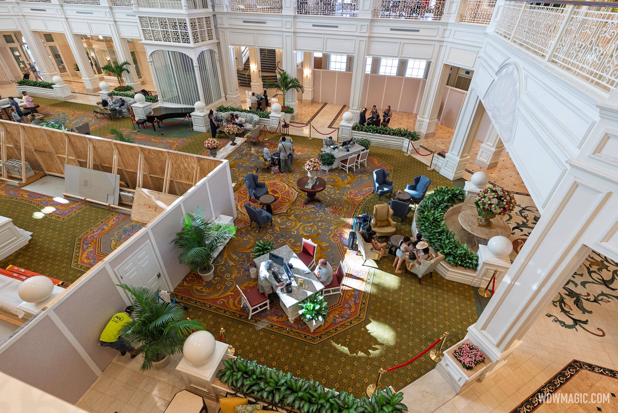 Disney's Grand Floridian Resort Lobby Refurbishment - May 1, 2025