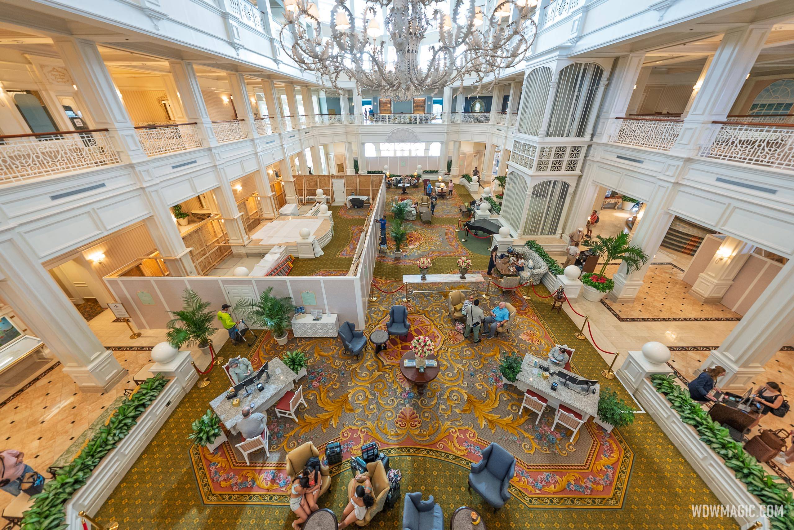 Disney's Grand Floridian Resort Lobby Refurbishment - May 1, 2025