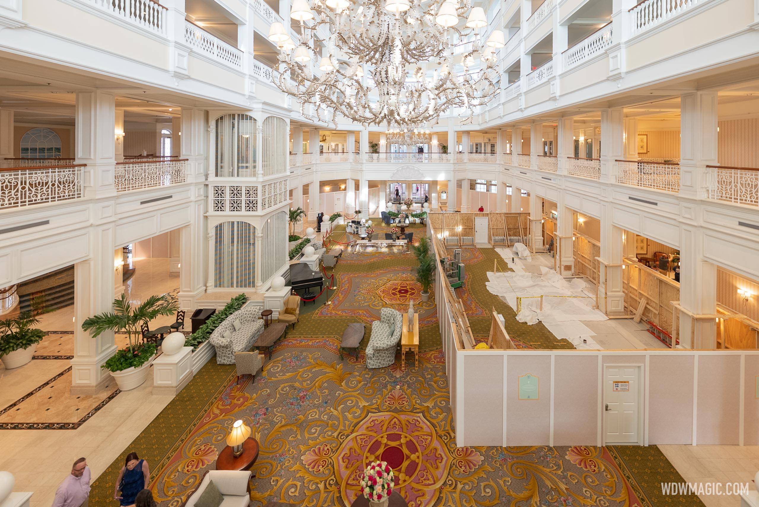 Disney's Grand Floridian Resort Lobby Refurbishment - June 1, 2025