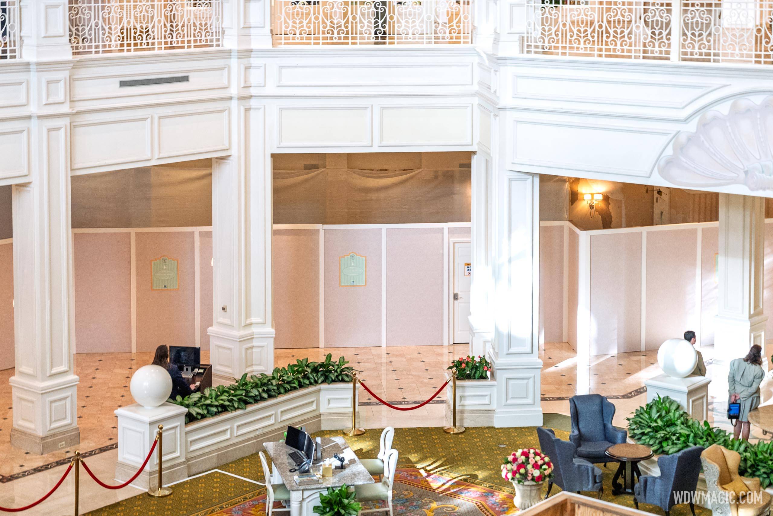 Disney's Grand Floridian Resort Lobby Refurbishment - June 1, 2025