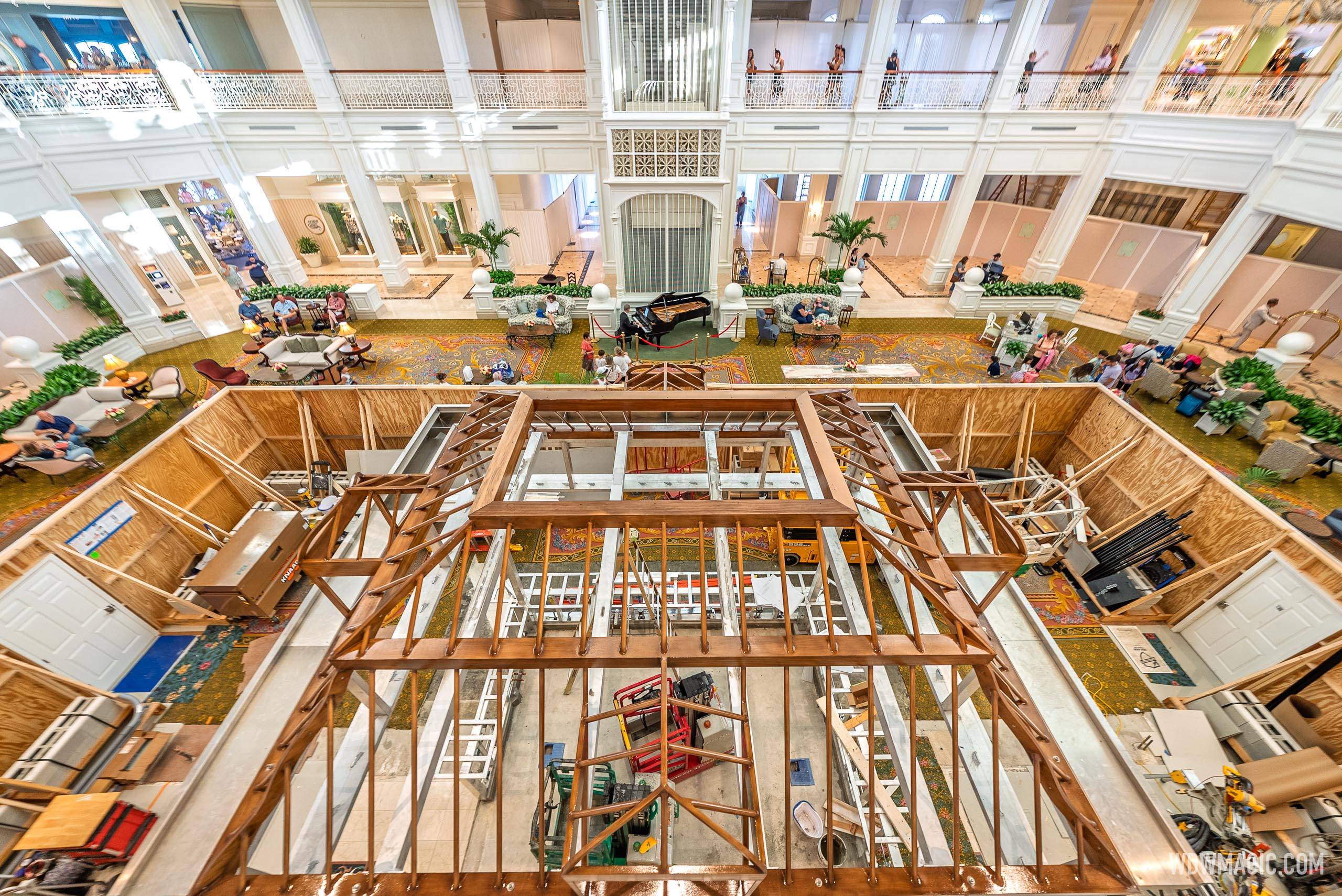 Disney's Grand Floridian Resort Lobby Refurbishment - August 21, 2025
