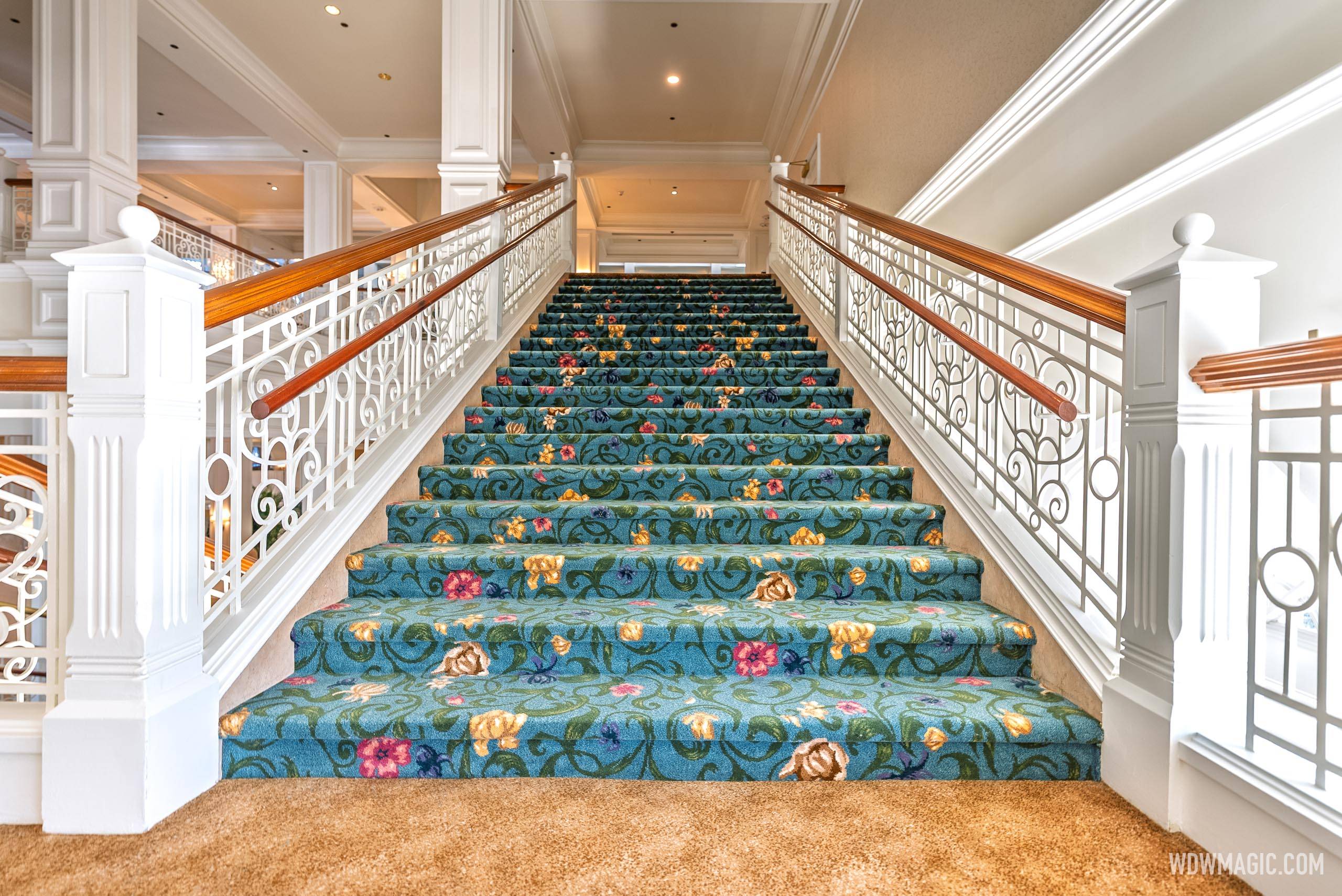 Disney's Grand Floridian Resort Lobby Refurbishment - Main Staircase Reveal