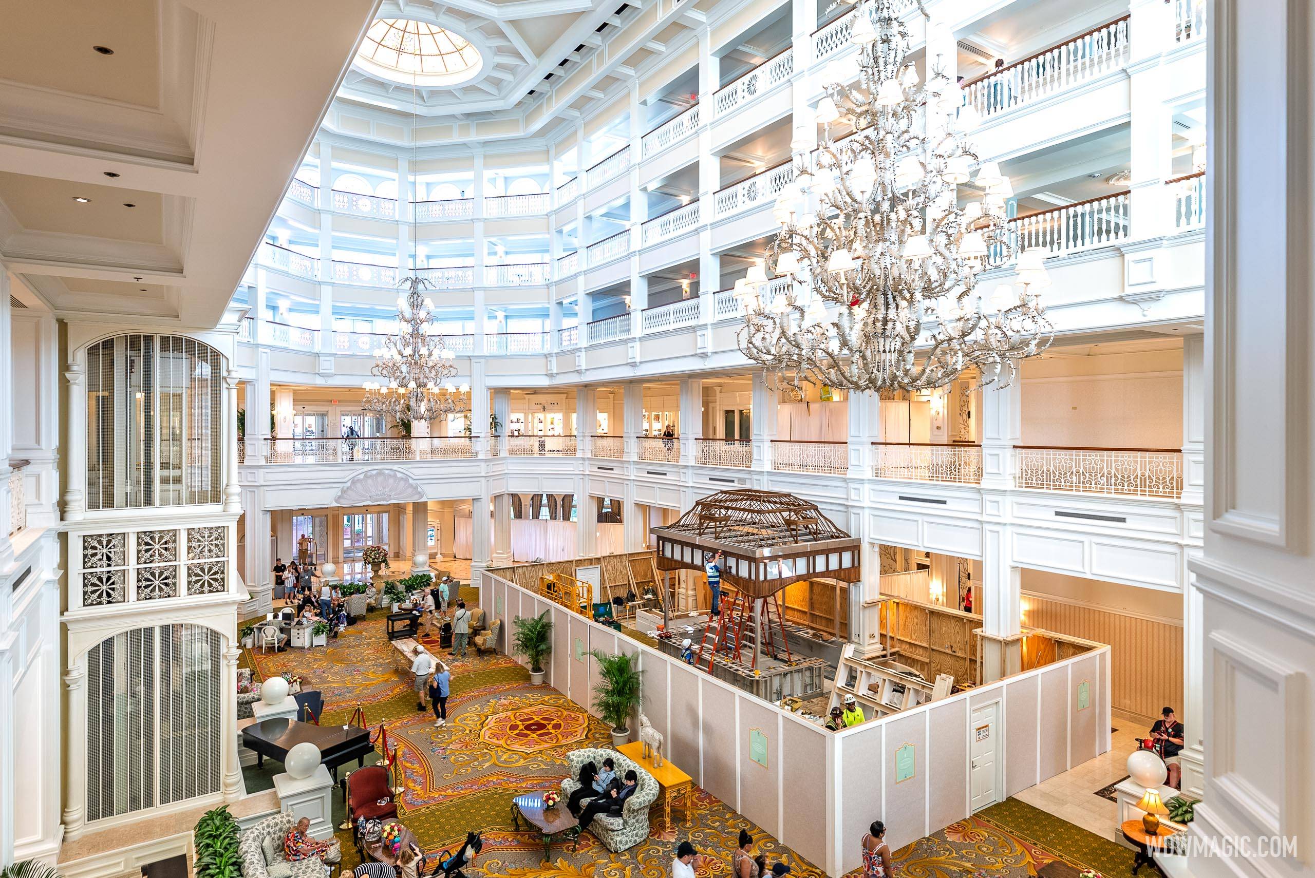 Disney's Grand Floridian Resort Lobby Refurbishment - September 19, 2025