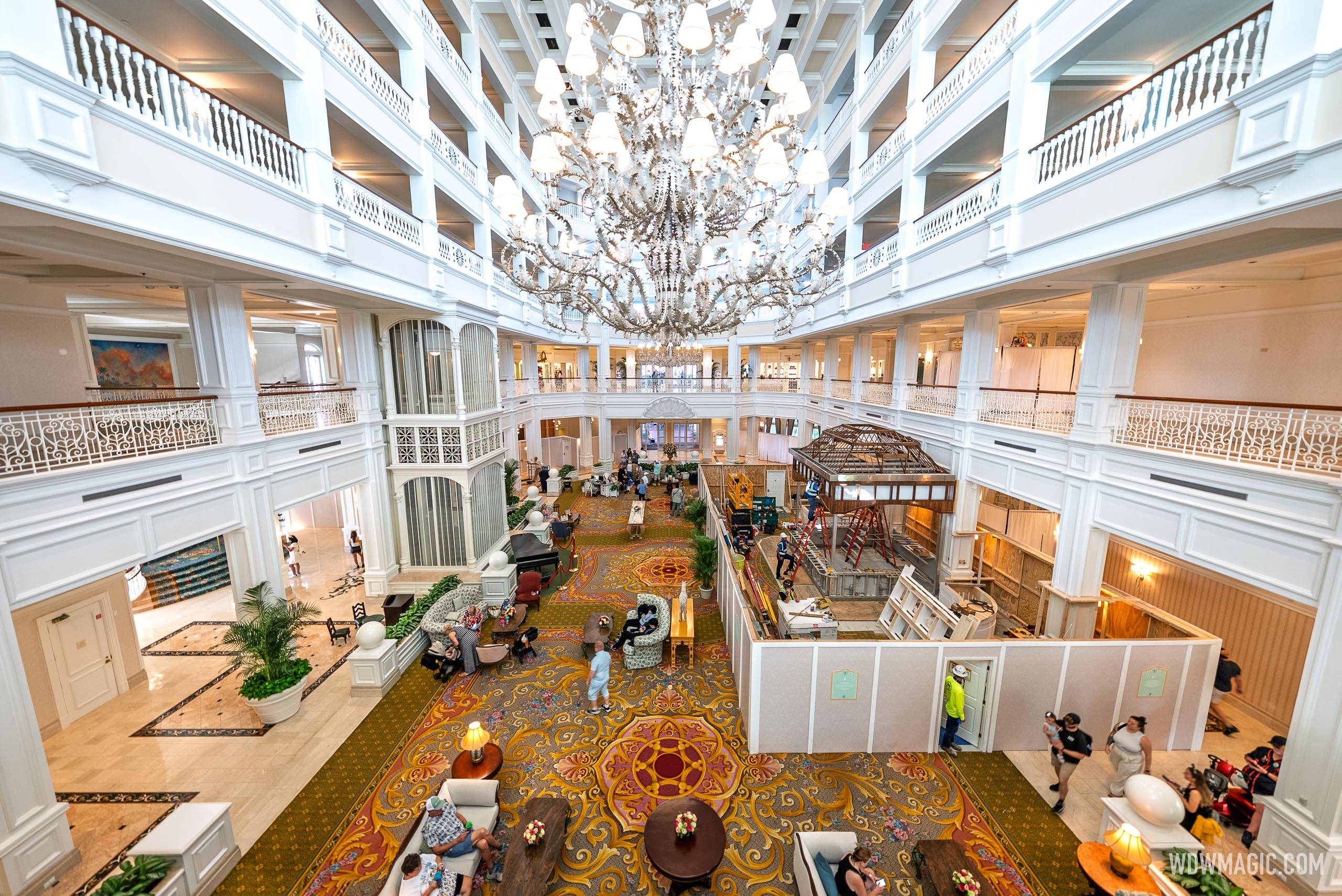 Disney's Grand Floridian Resort Lobby Refurbishment - September 19, 2025