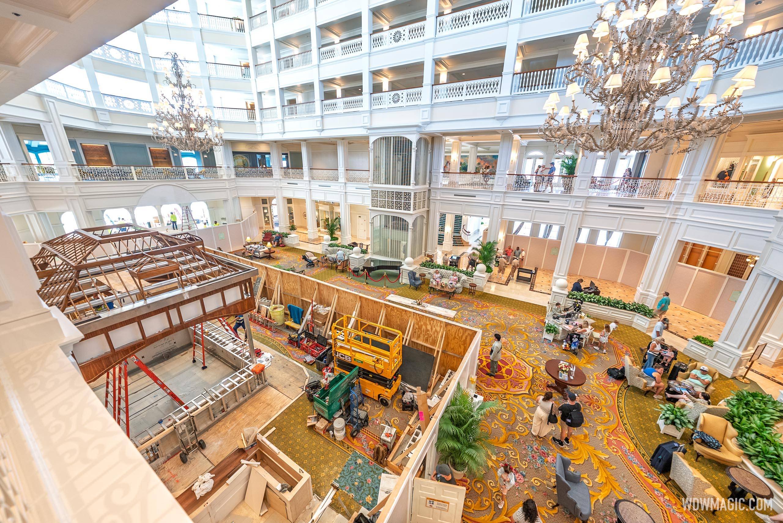 Disney's Grand Floridian Resort Lobby Refurbishment - September 19, 2025
