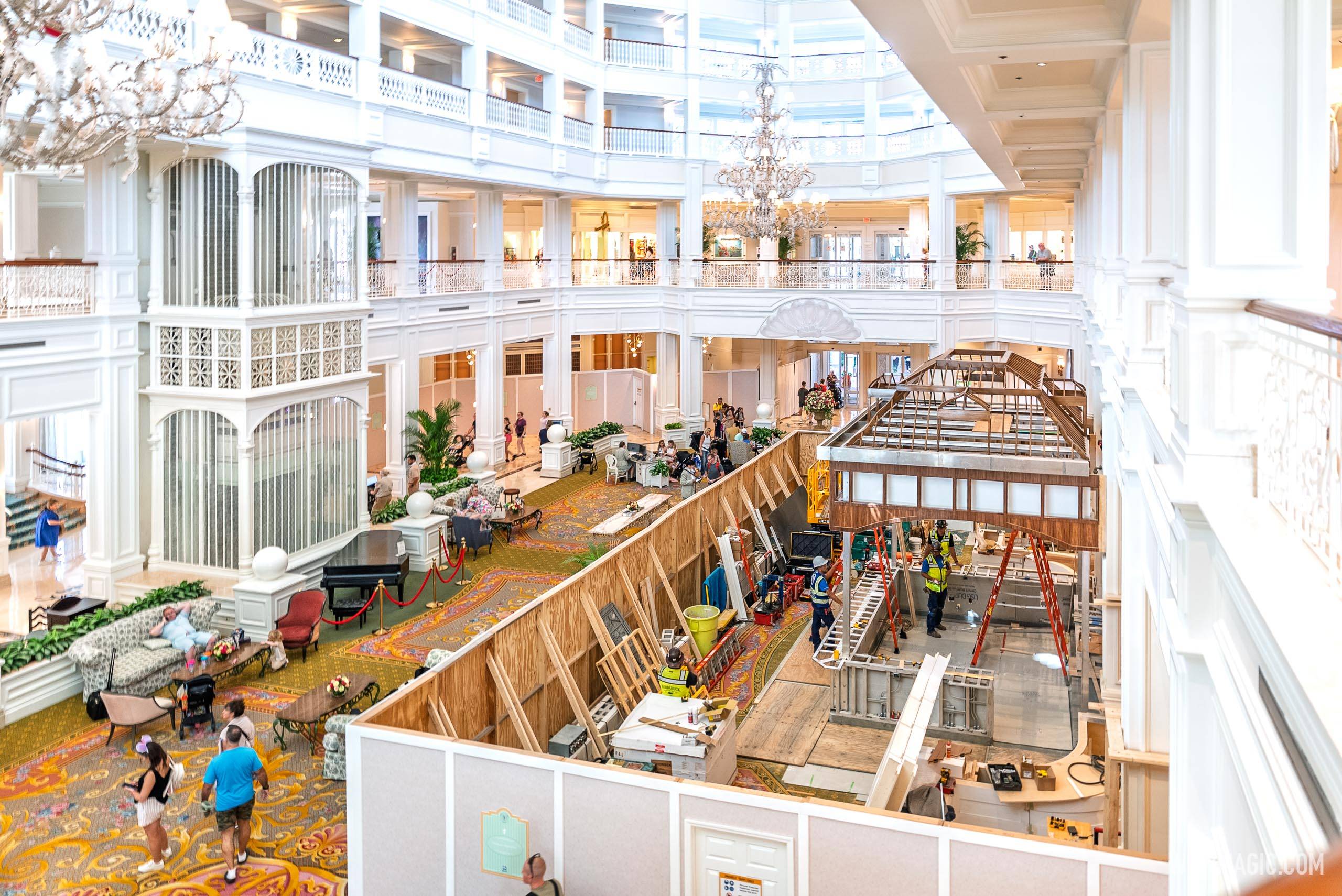 Disney's Grand Floridian Resort Lobby Refurbishment - September 19, 2025