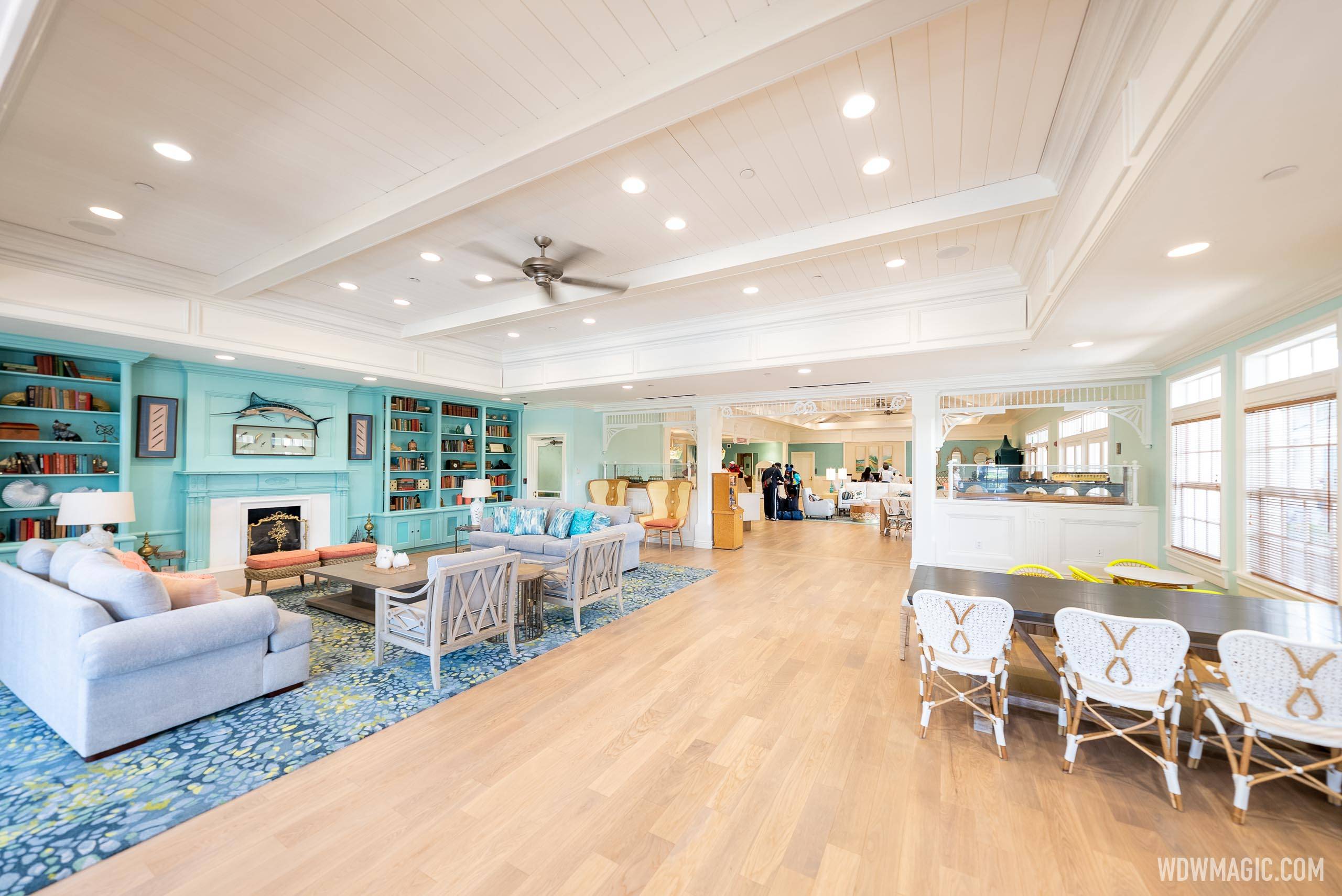 Disney's Old Key West refurbished lobby 2021