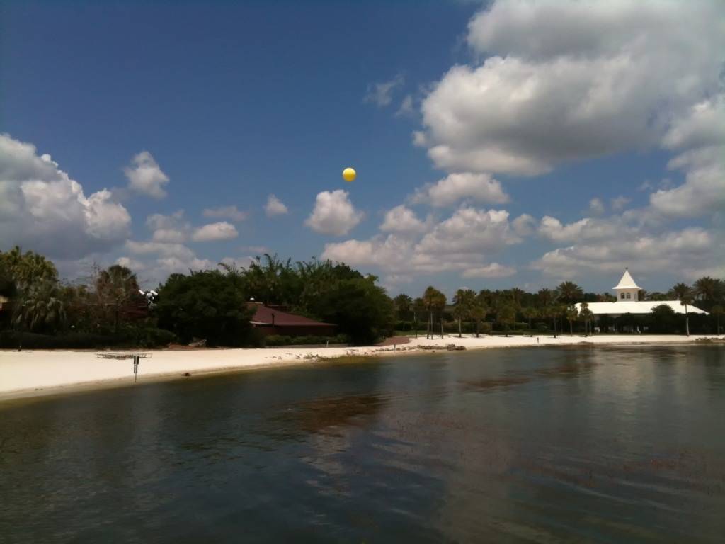 PHOTOS - Sight-line test balloons up over Disney's Polynesian Resort