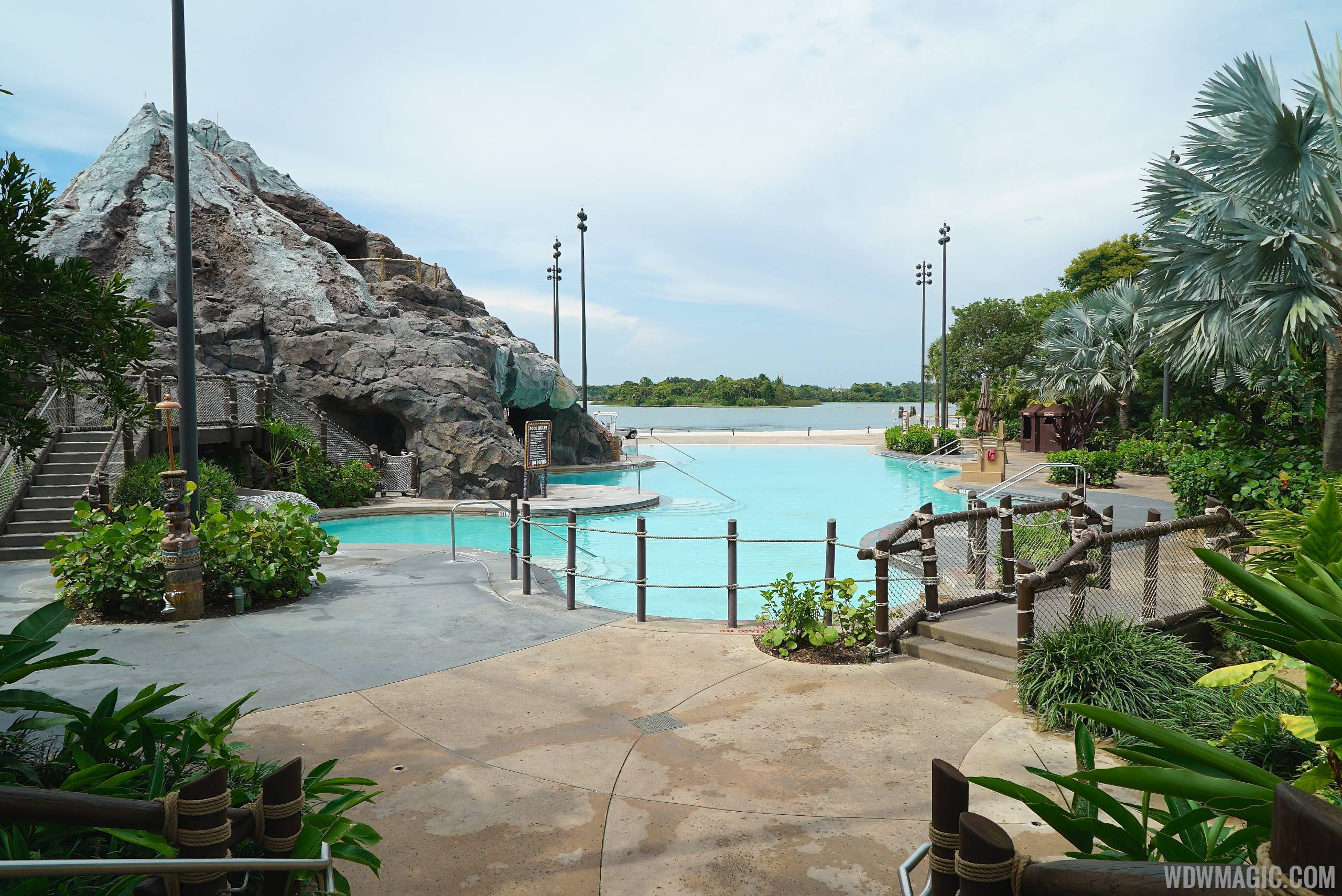 PHOTOS - Nanea Volcano Pool area now closed at Disney's Polynesian Resort