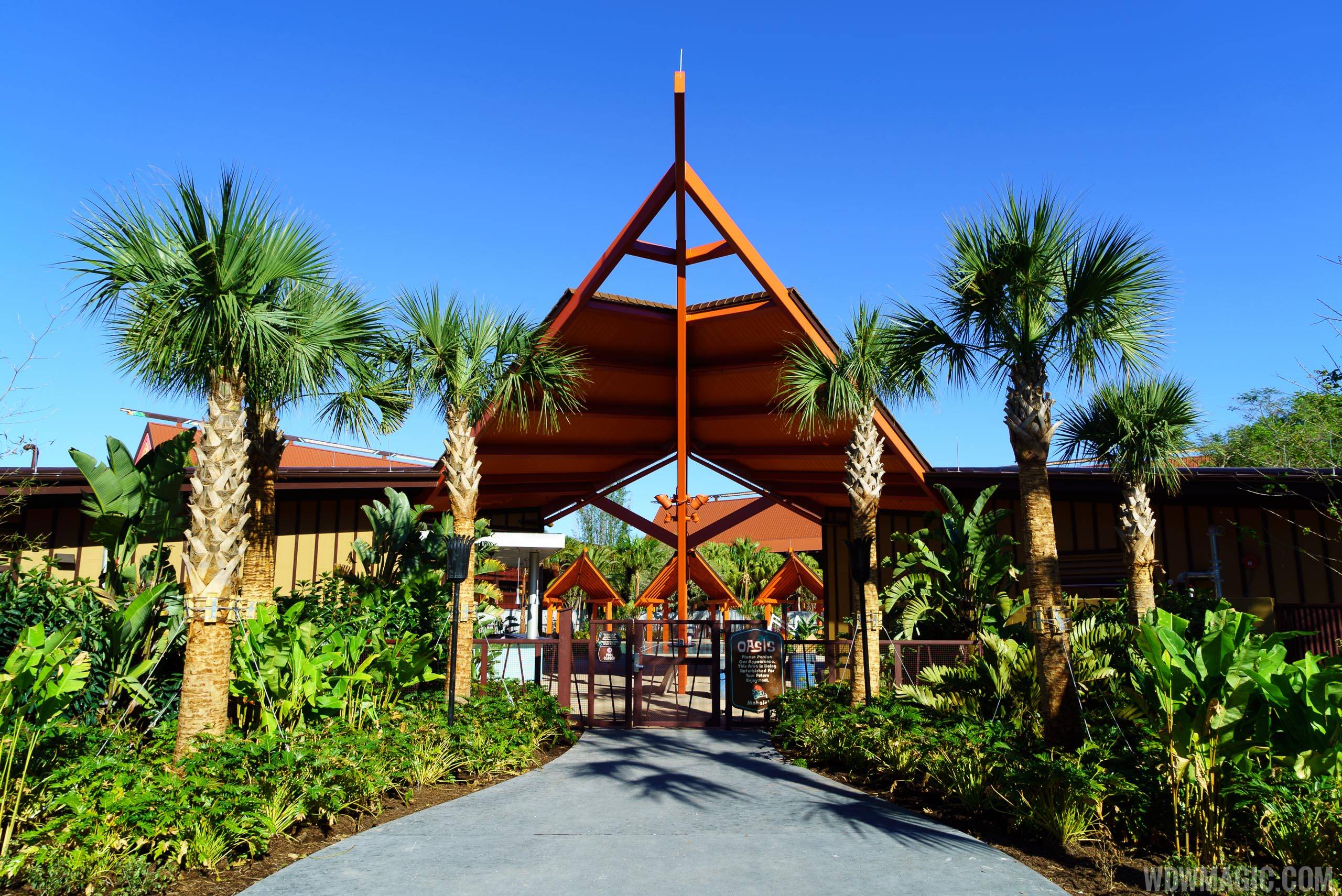 PHOTOS - Oasis Pool area nears completion at Disney's Polynesian Village Resort