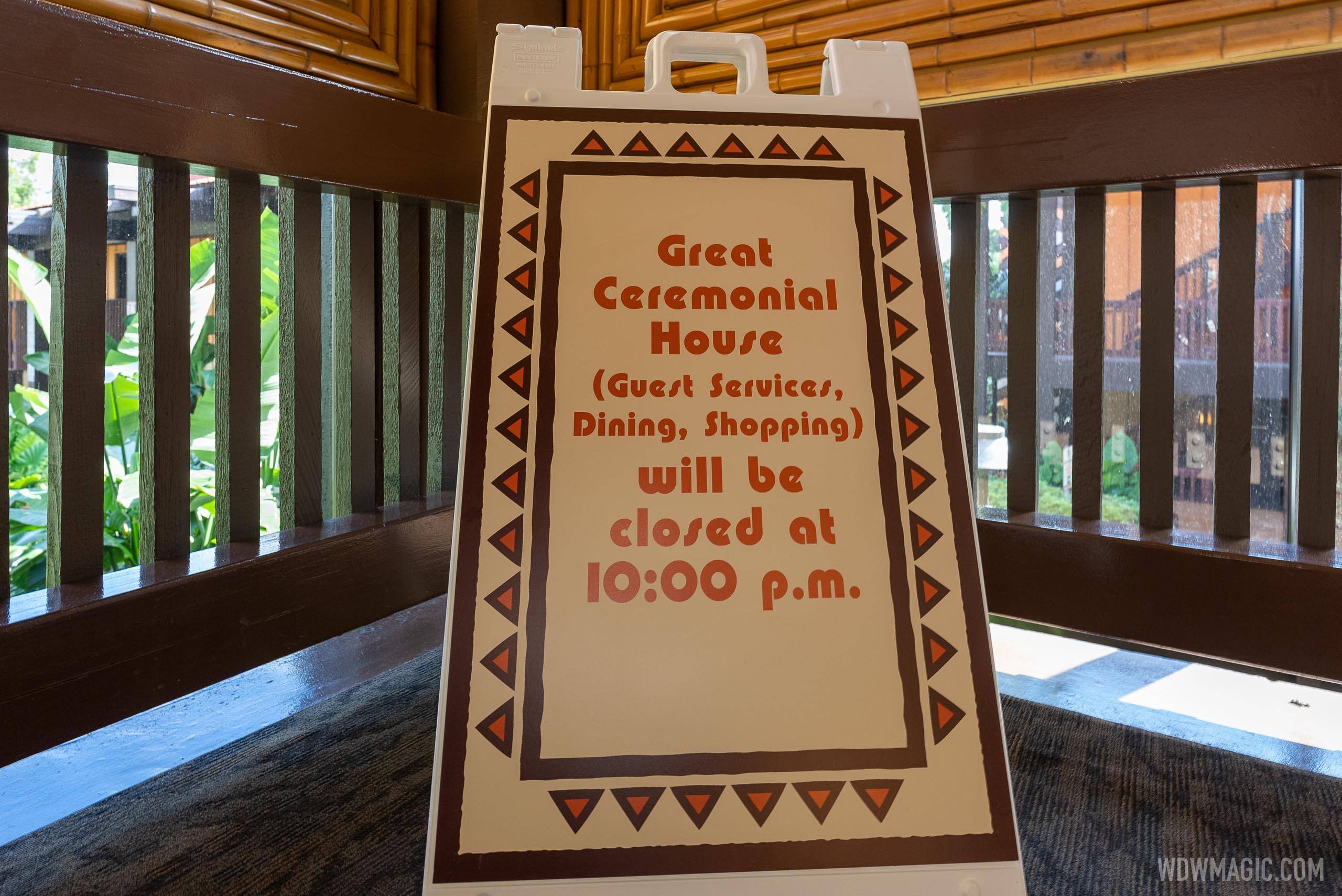 Polynesian Village Resort Great Ceremonial House - October 12 2020