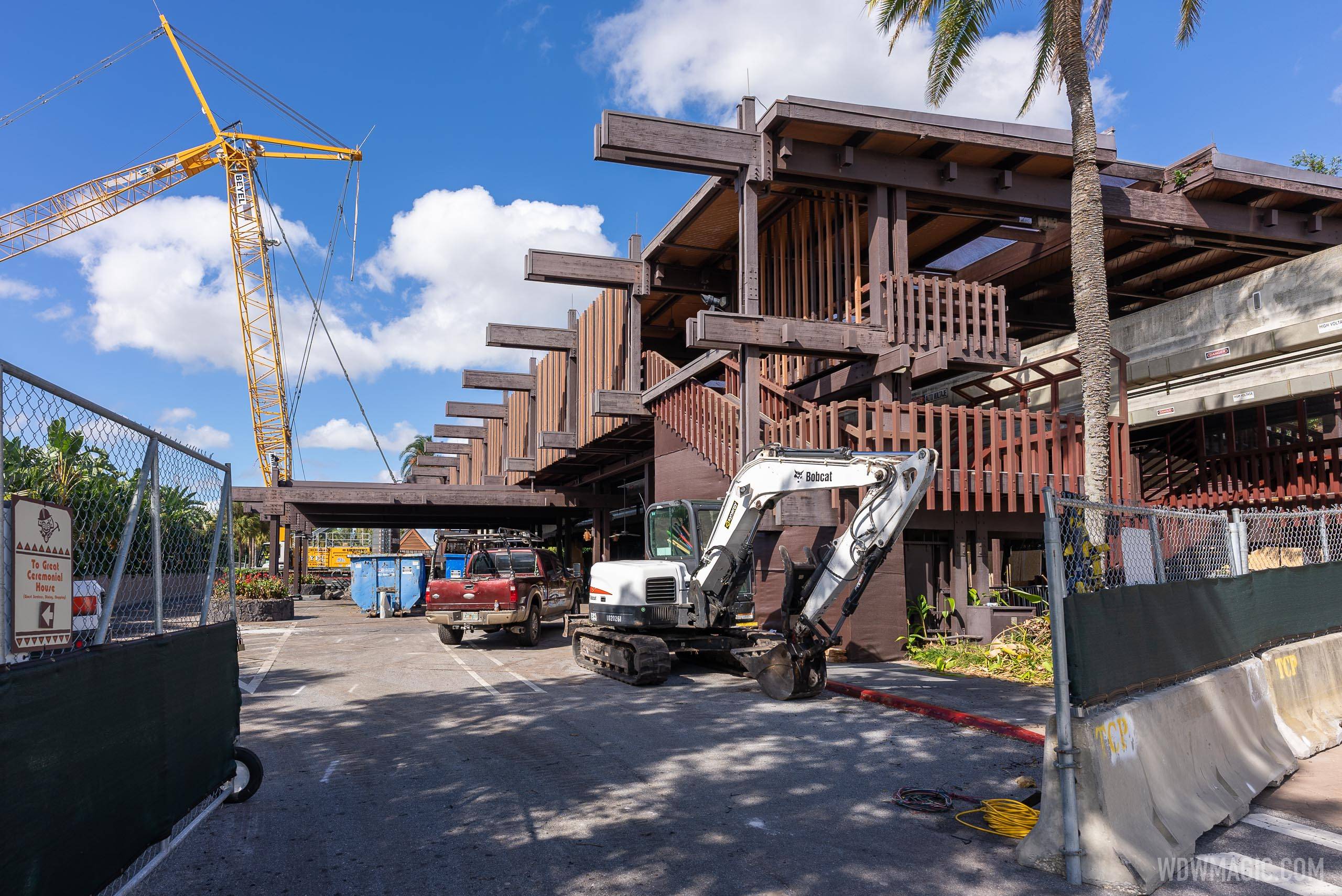PHOTOS - Latest refurbishment progress at Disney's Polynesian Resort