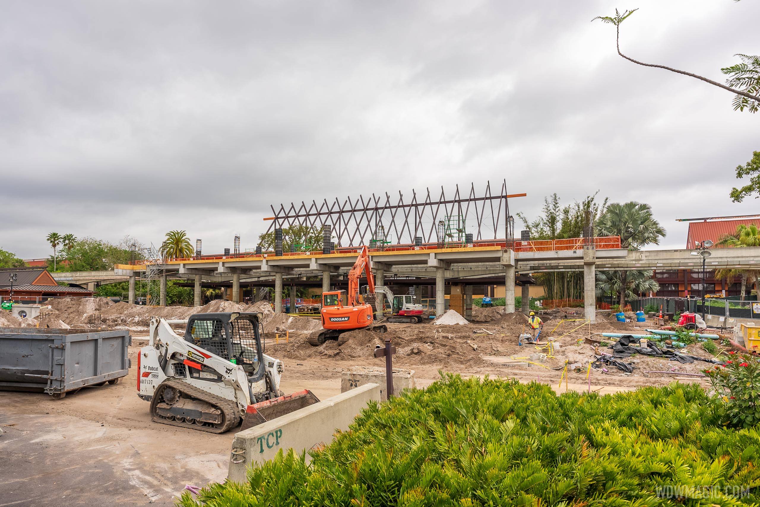 Construction update from Disney's Polynesian Village Resort