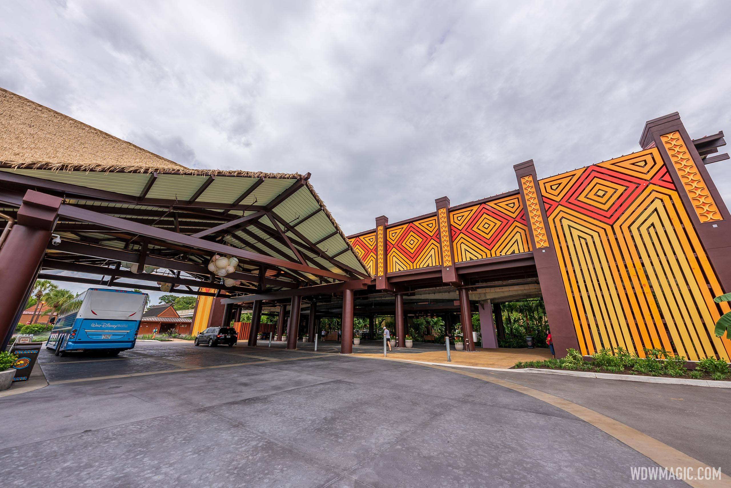 Polynesian Village Resort Great Ceremonial House main entrance - September 16 2021