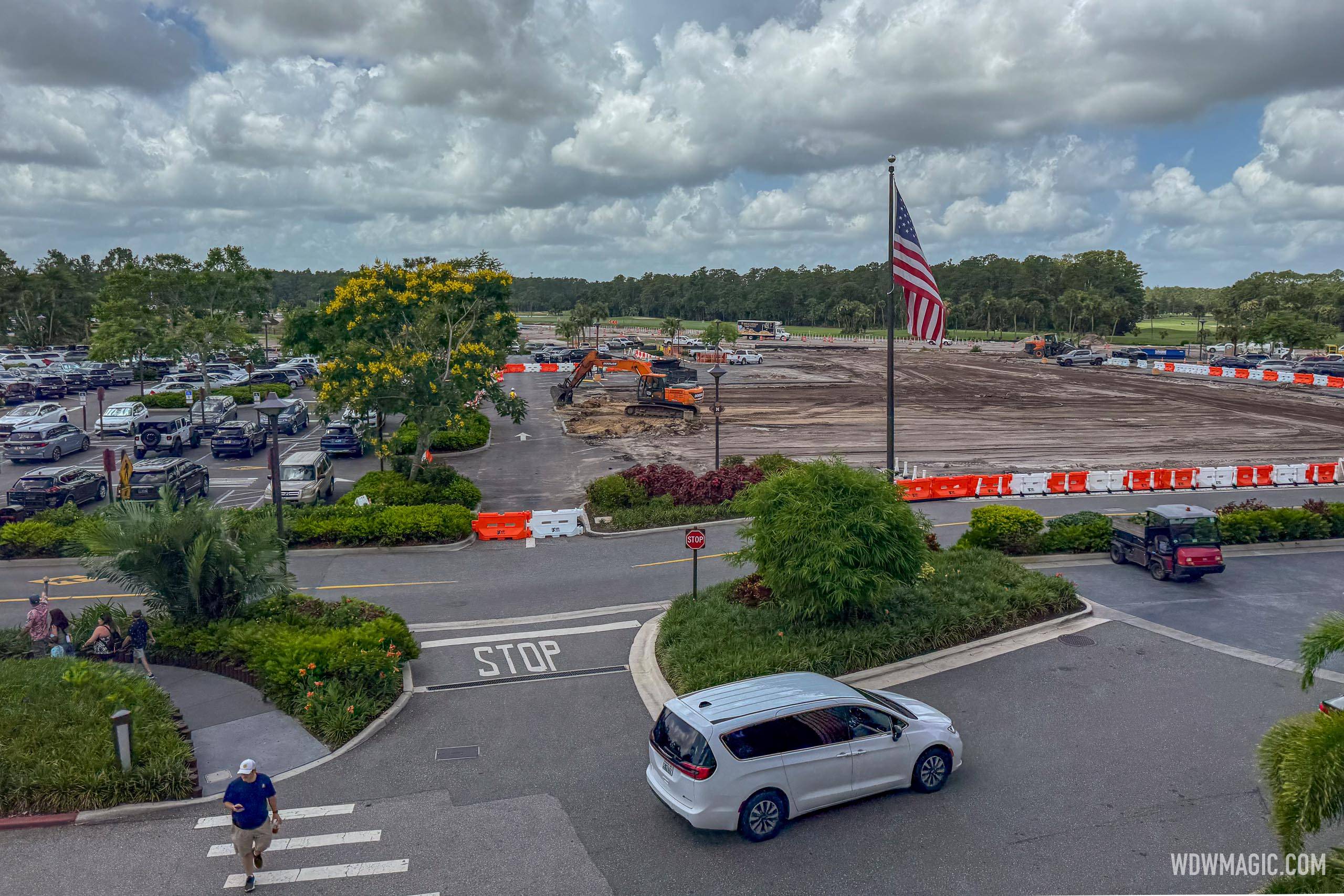 Disney Clearing Polynesian Parking Lot for New Guest Entrance Road