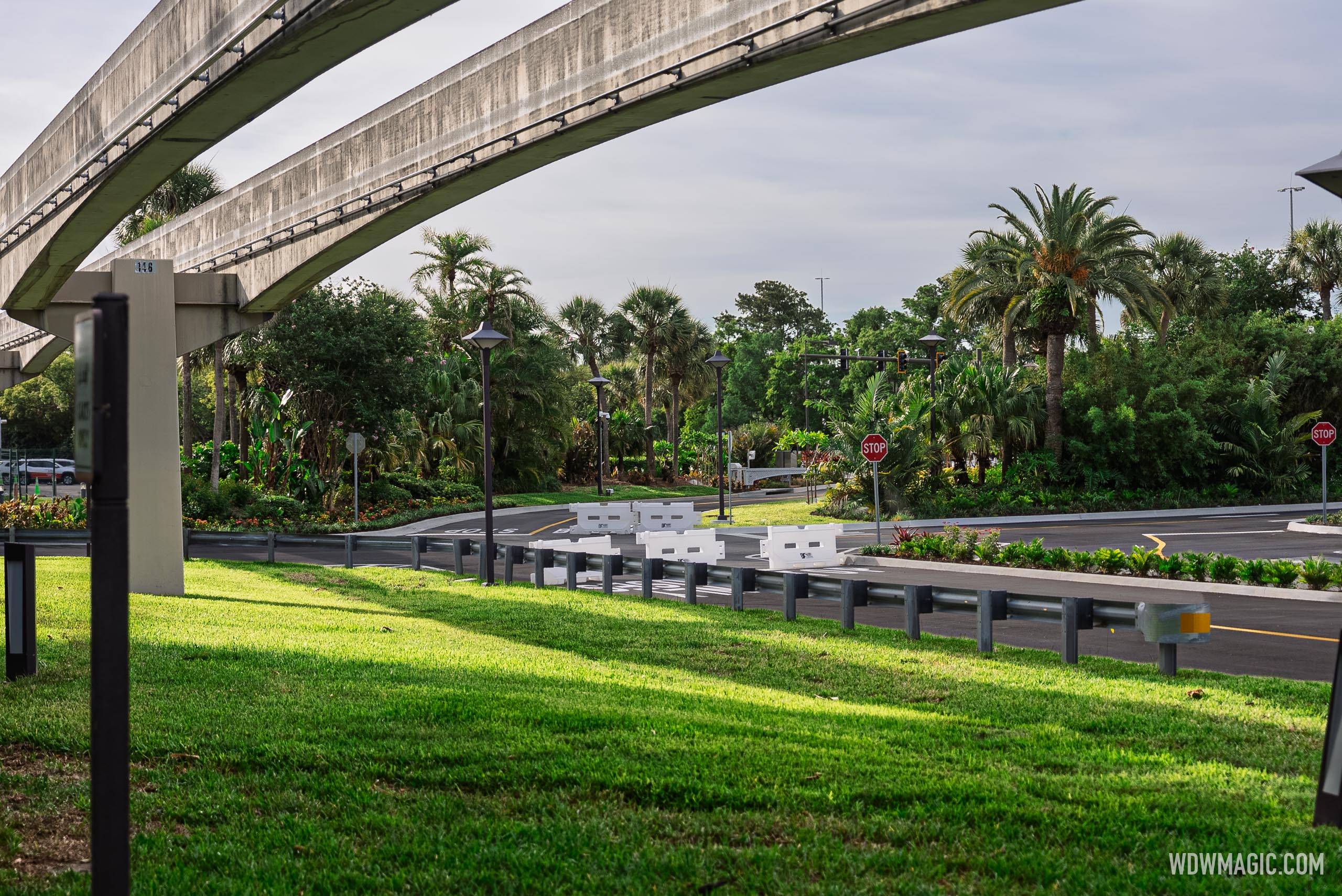 New Bus Stop and Entrance Changes at Disney's Polynesian Village Resort - June 2026