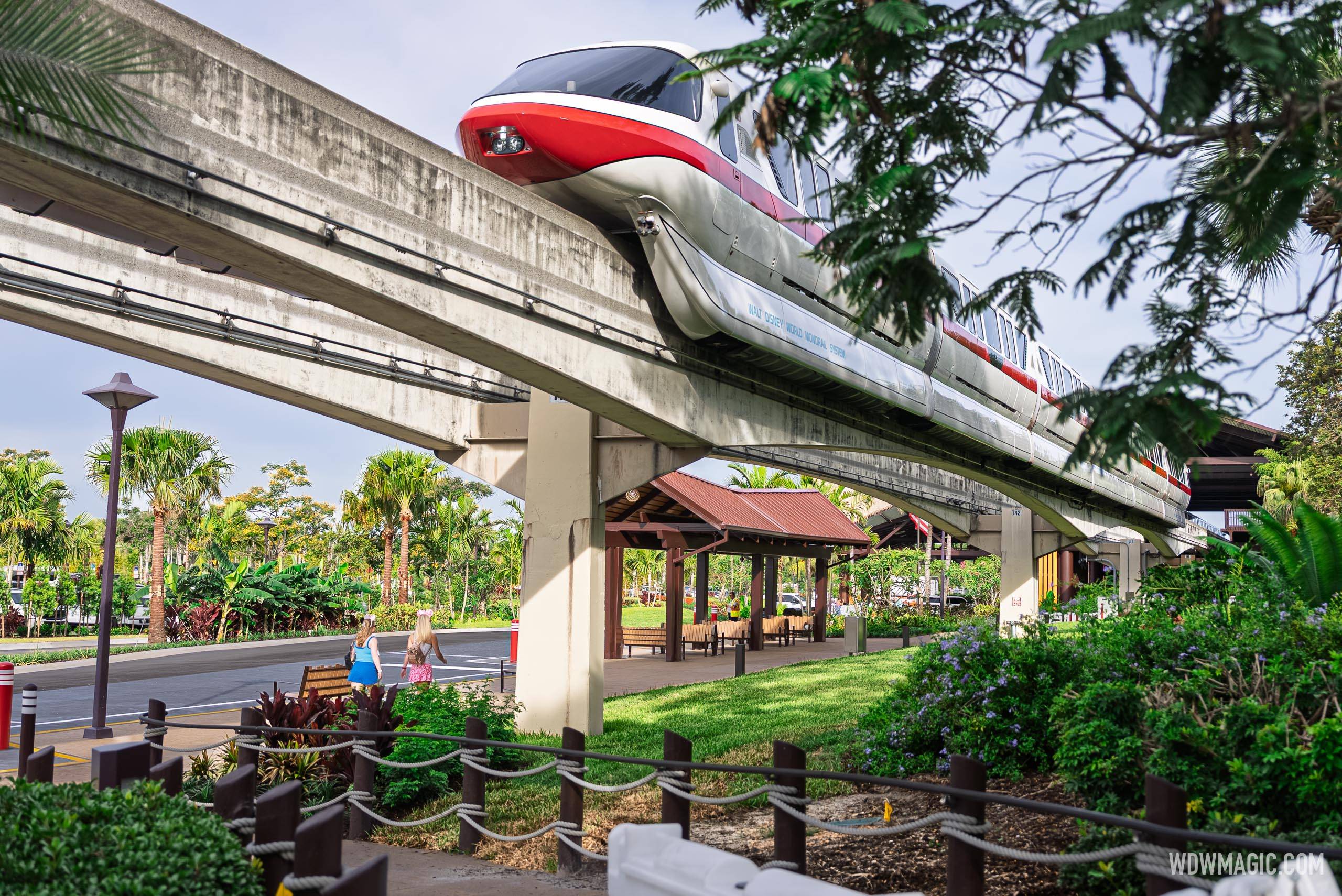 New Bus Stop and Entrance Changes at Disney's Polynesian Village Resort - June 2026
