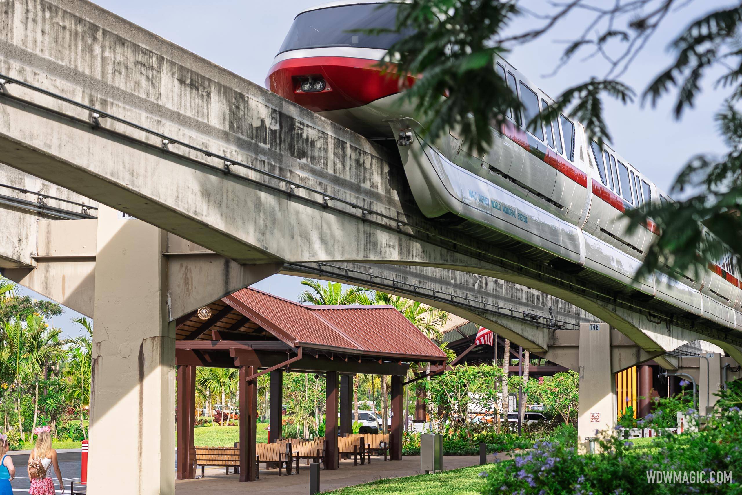 New Bus Stop and Entrance Changes at Disney's Polynesian Village Resort - June 2026