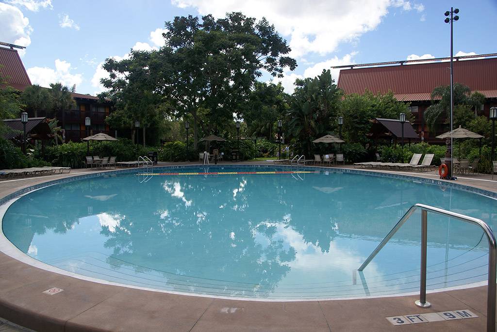 Polynesian Resort quiet pool