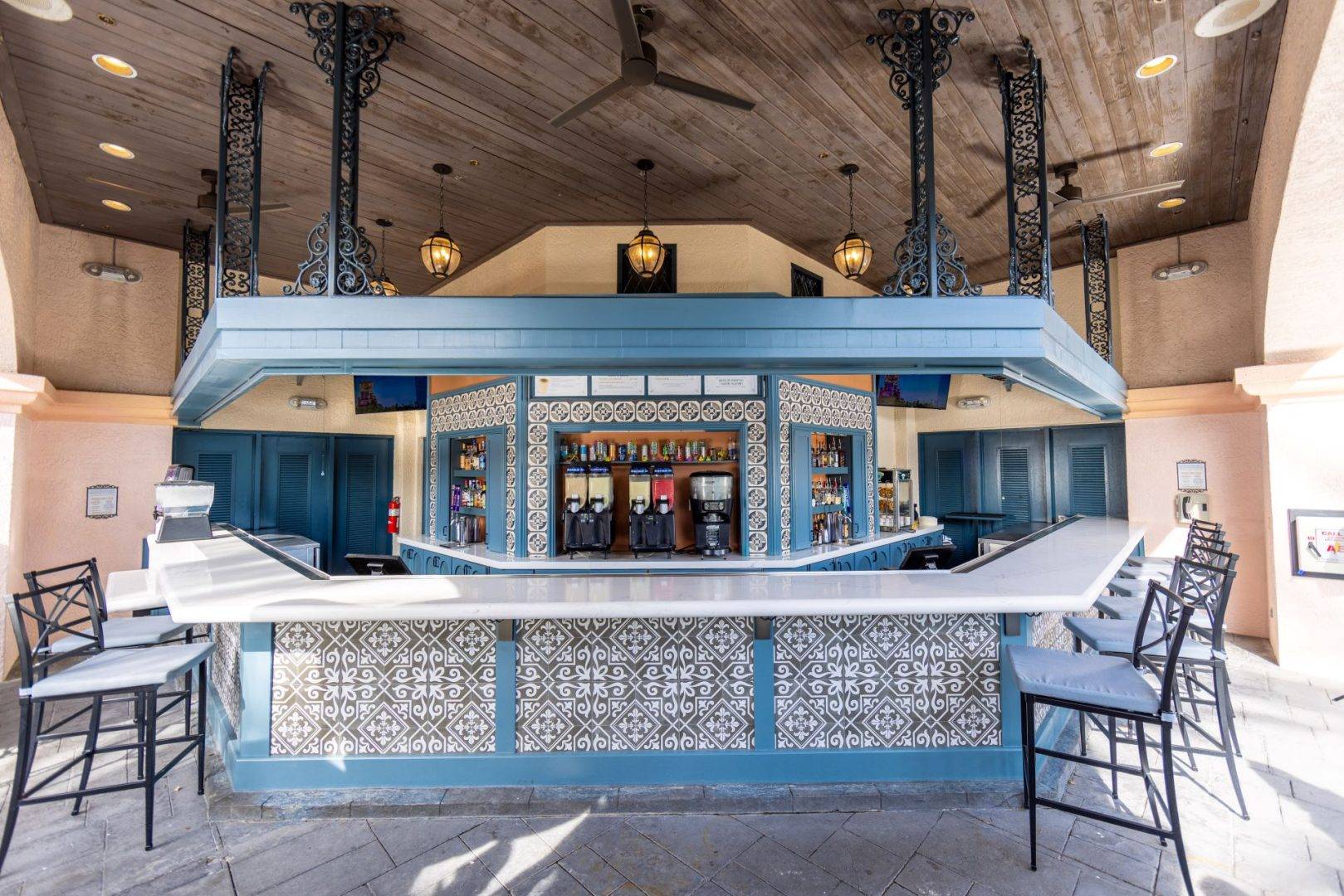Updated Mardi Grogs pool bar