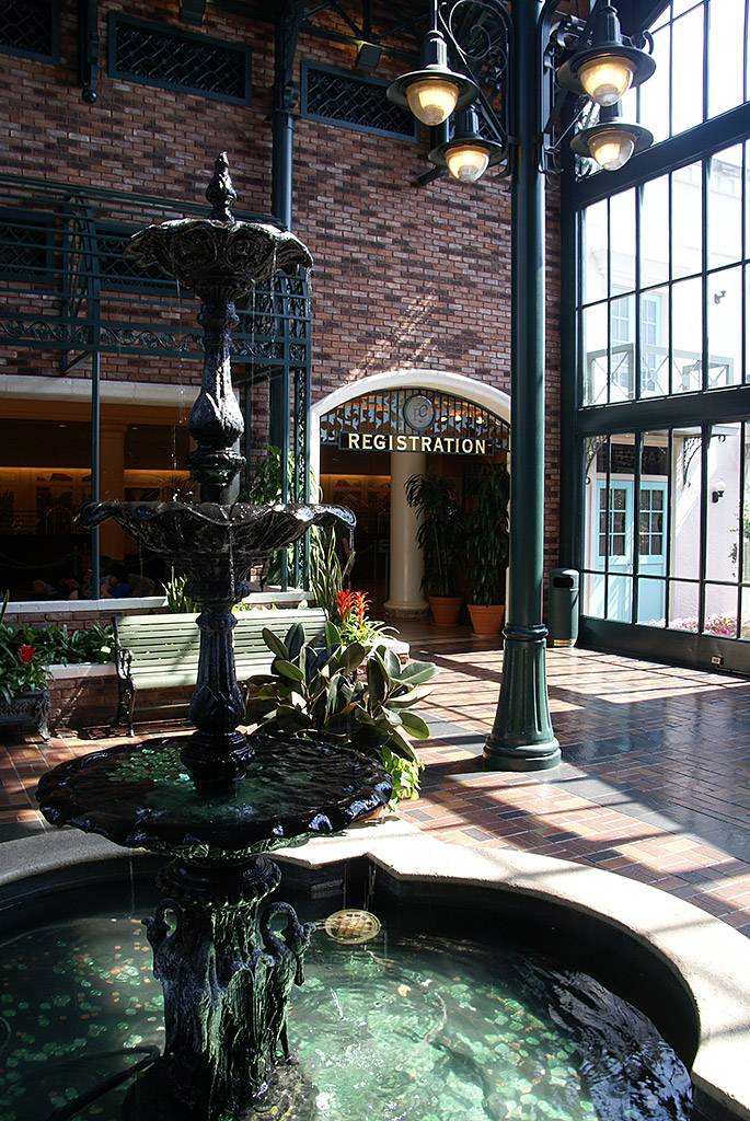 Disney's Port Orleans French Quarter lobby area