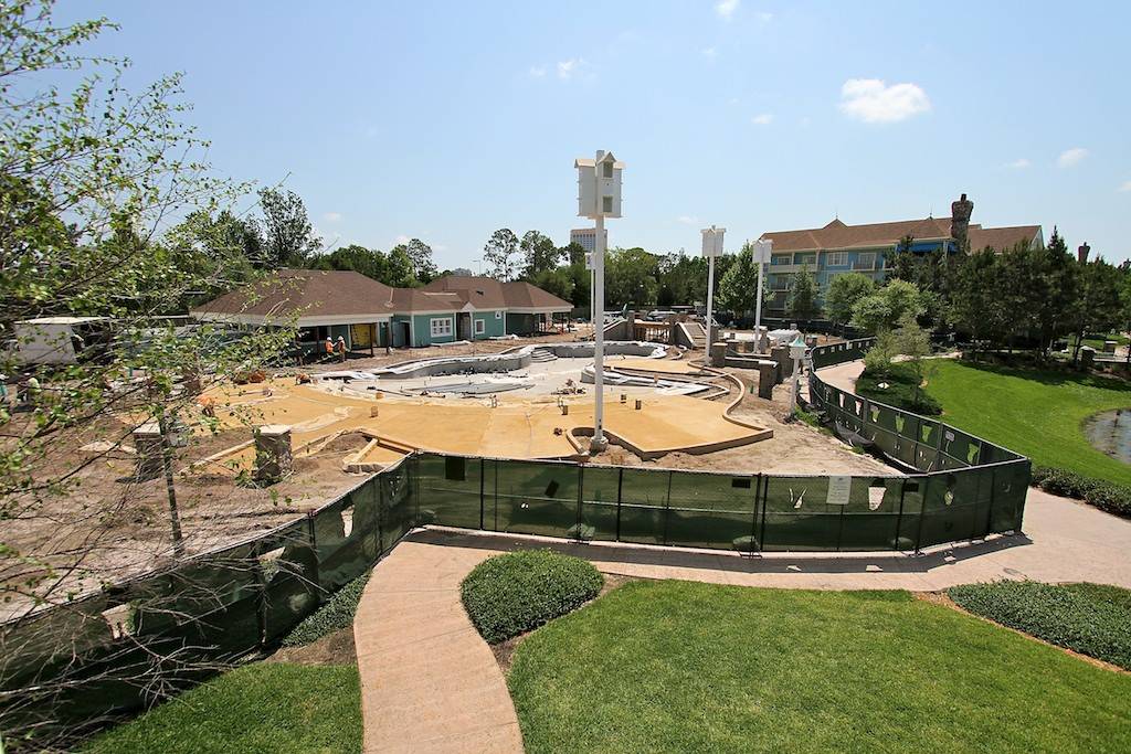 PHOTOS - Latest construction progress on the new feature pool at Saratoga Springs Resort