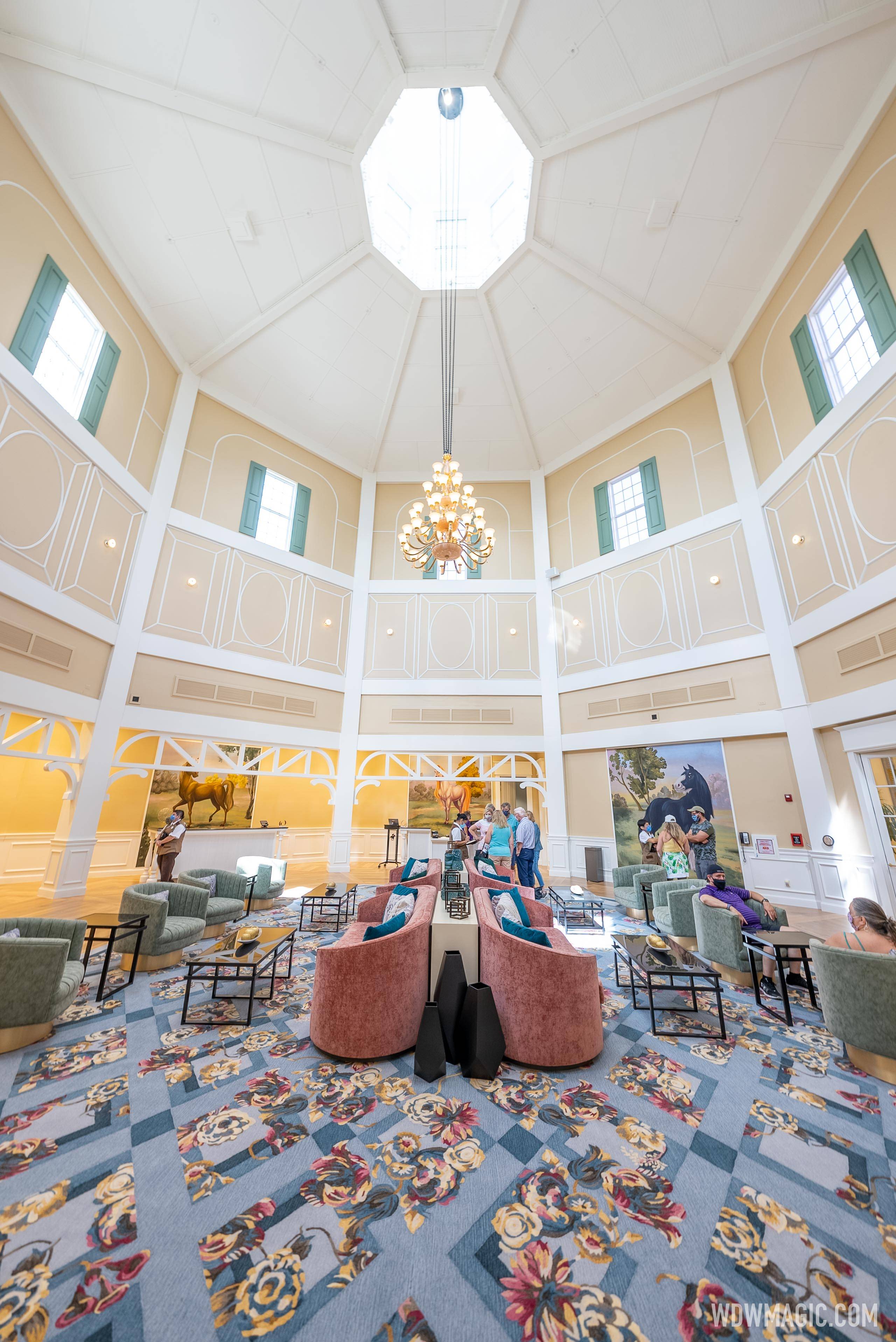 New lobby at Disney's Saratoga Springs Resort 2021