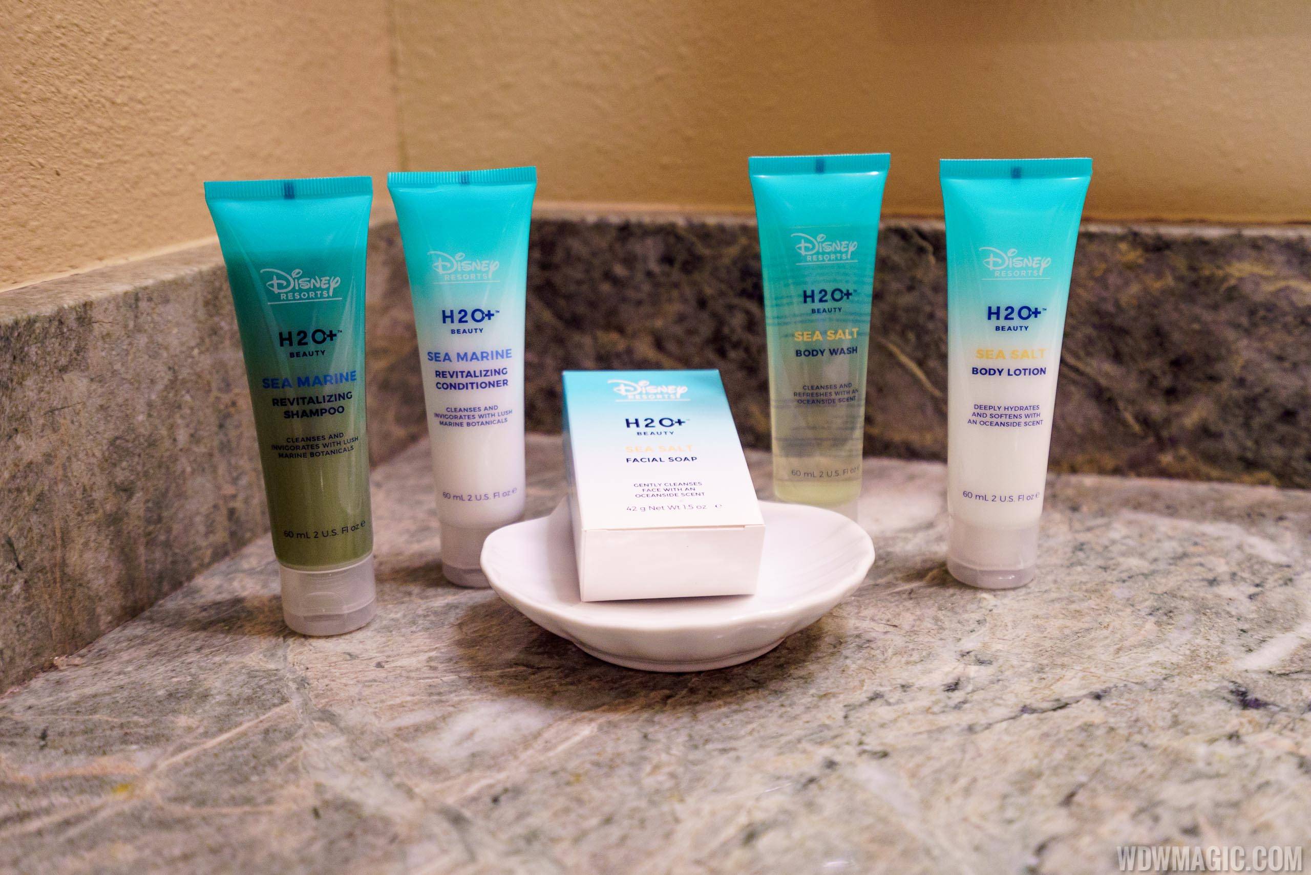 Disney Parks and Resort in-room skin care products supplier H2O+