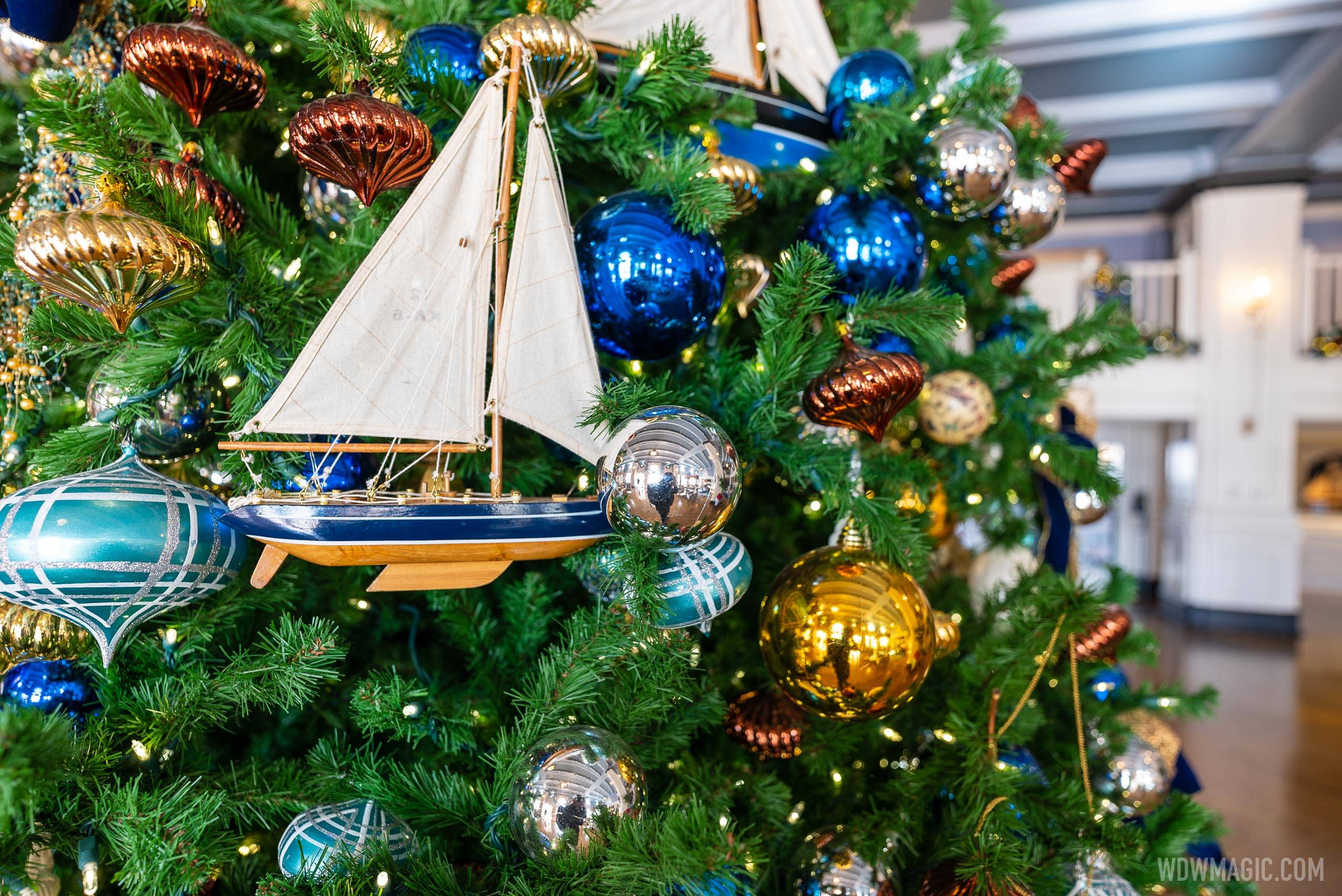 Yacht Club Resort Christmas Holiday decor 2020