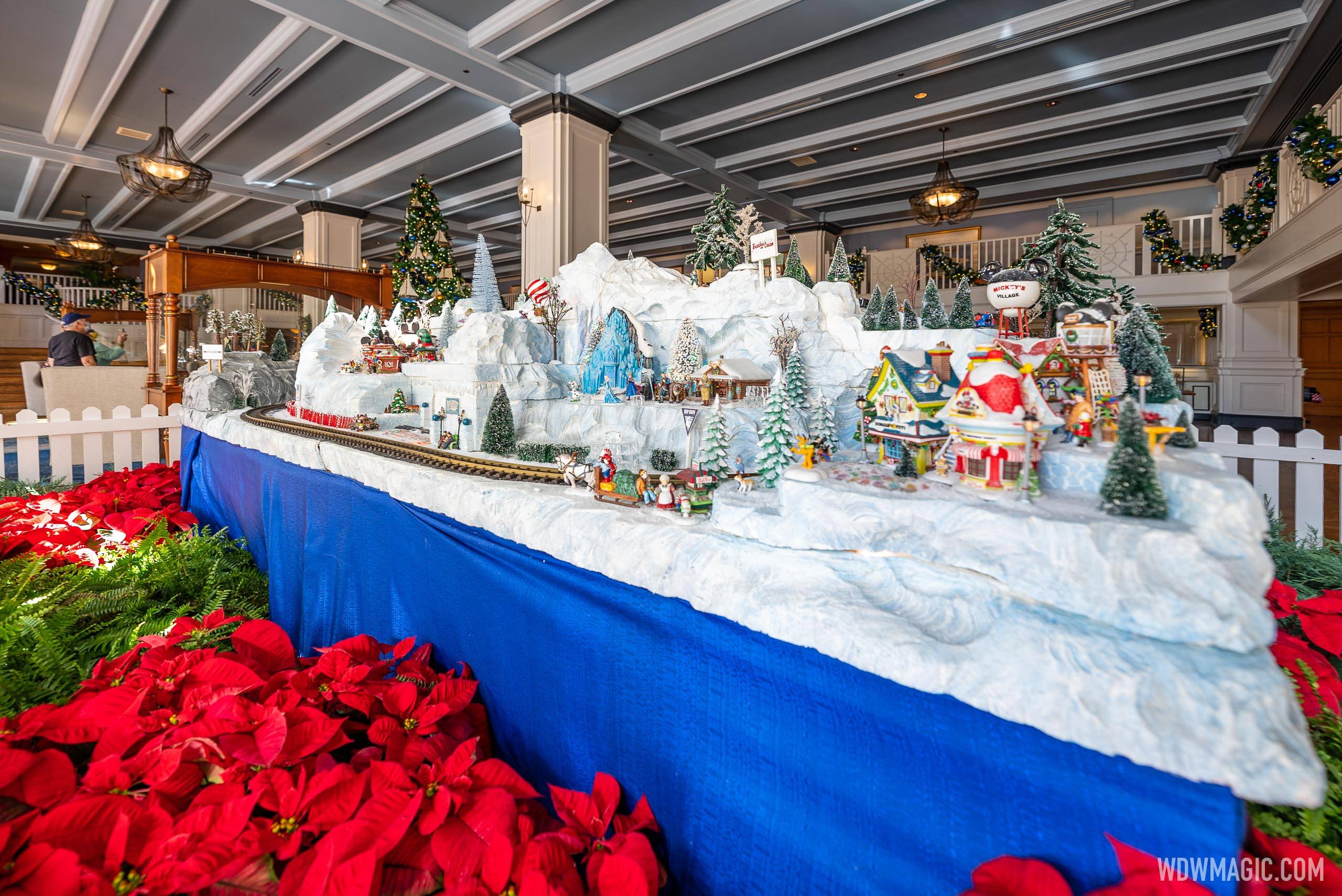 The Yacht Club Christmas village can be found in the lobby near to Ale and Compass