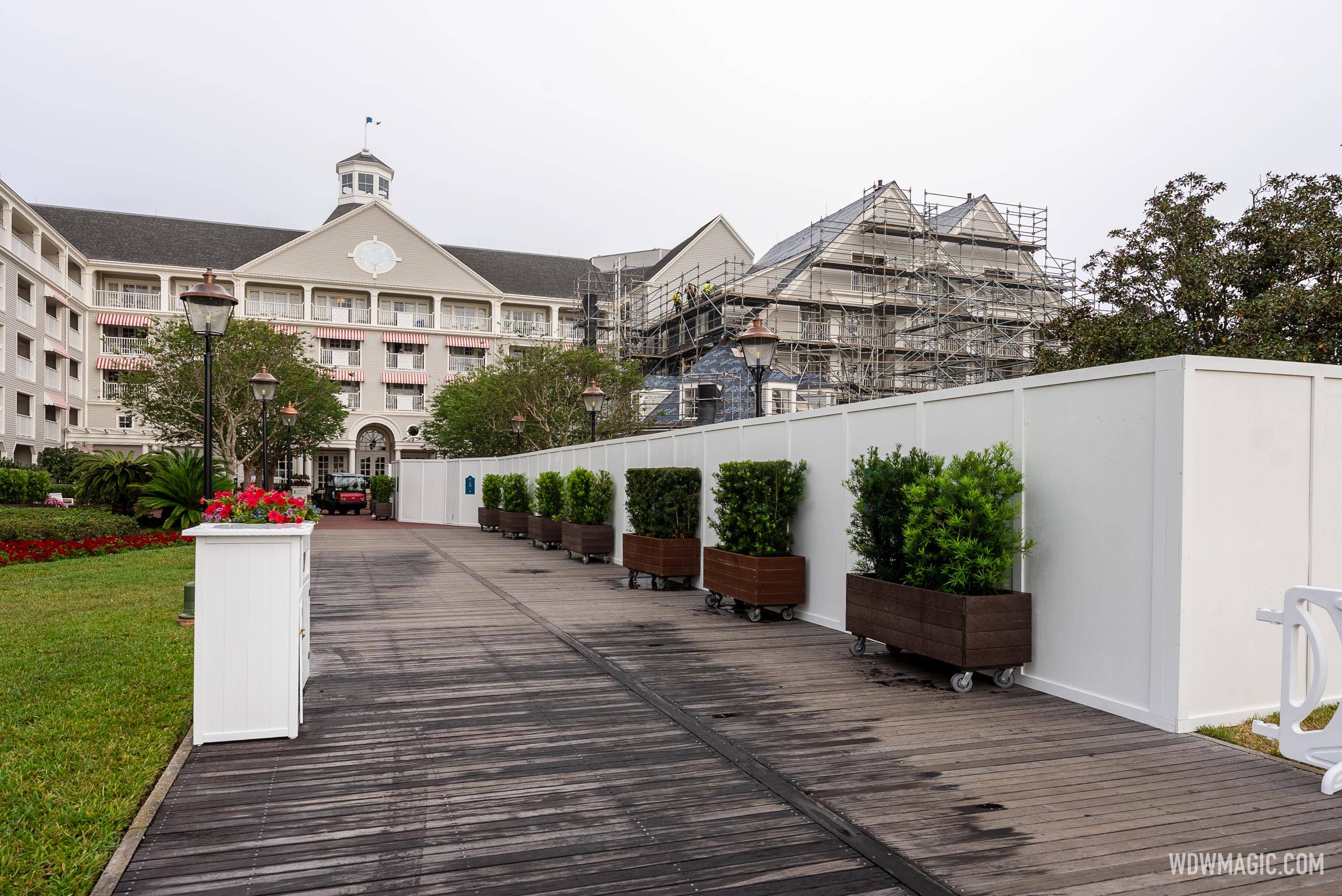Disney's Yacht Club Resort Roof Refurbishment - April 2025