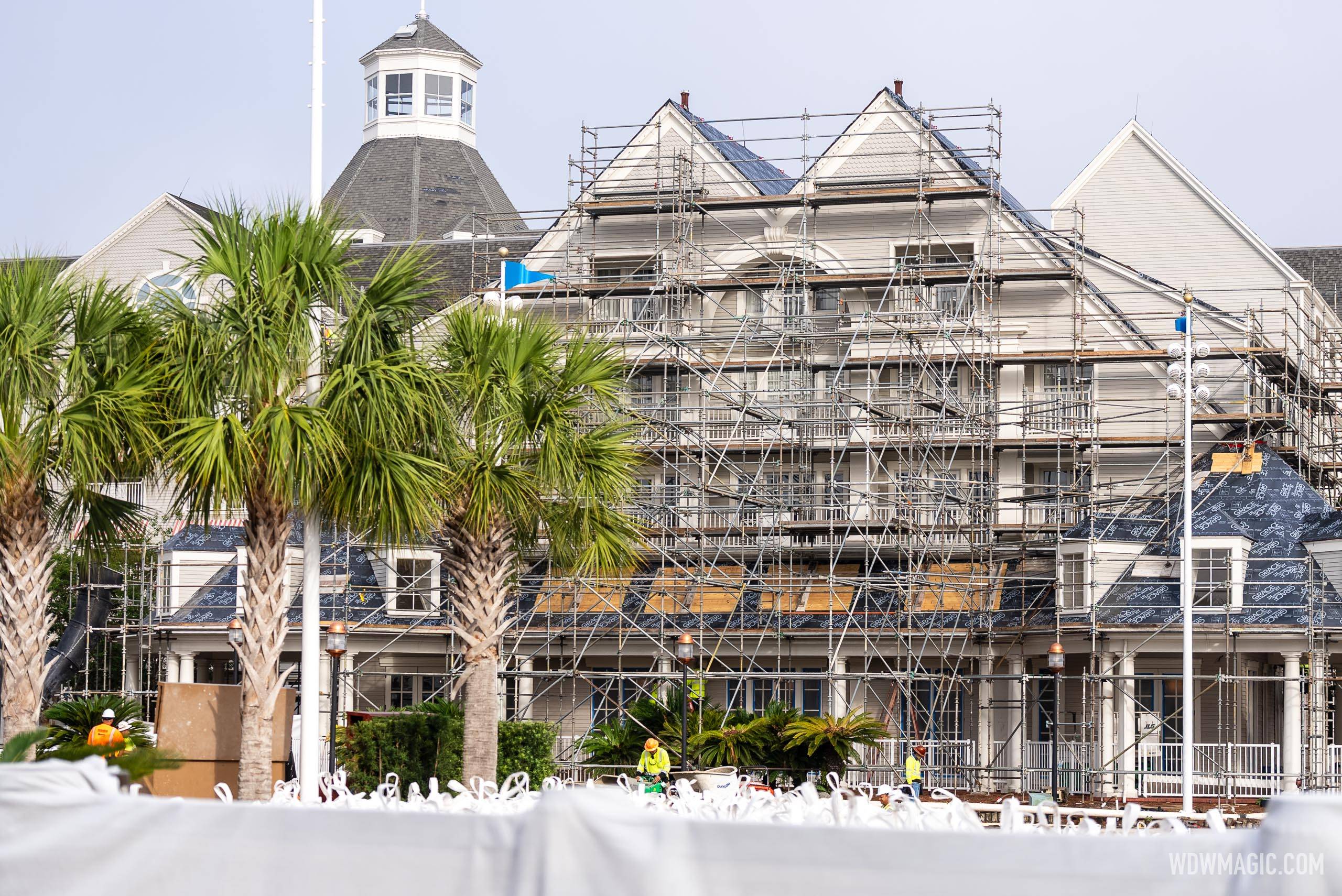 Disney's Yacht Club Resort Roof Refurbishment - April 2025