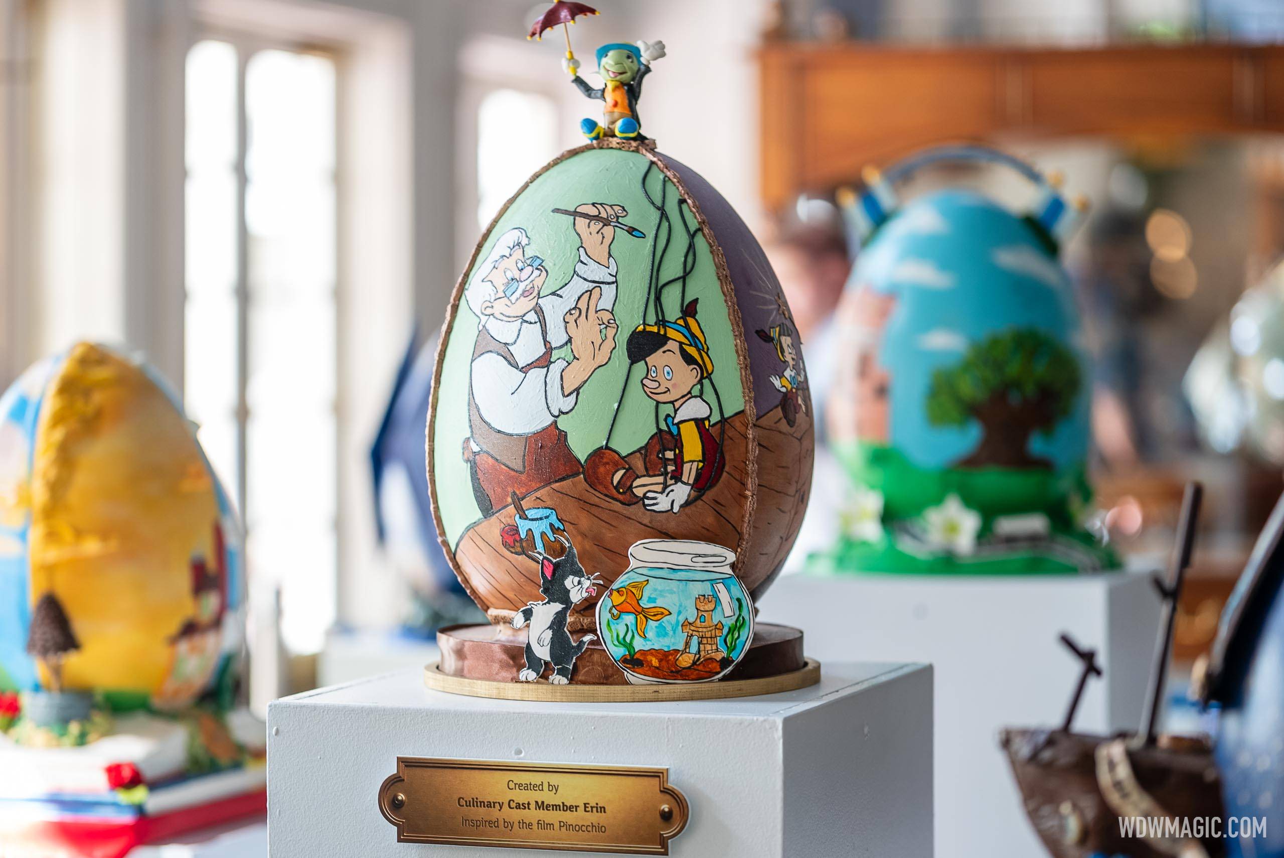 Disney's Yacht Club Resort Easter Egg Display 2025