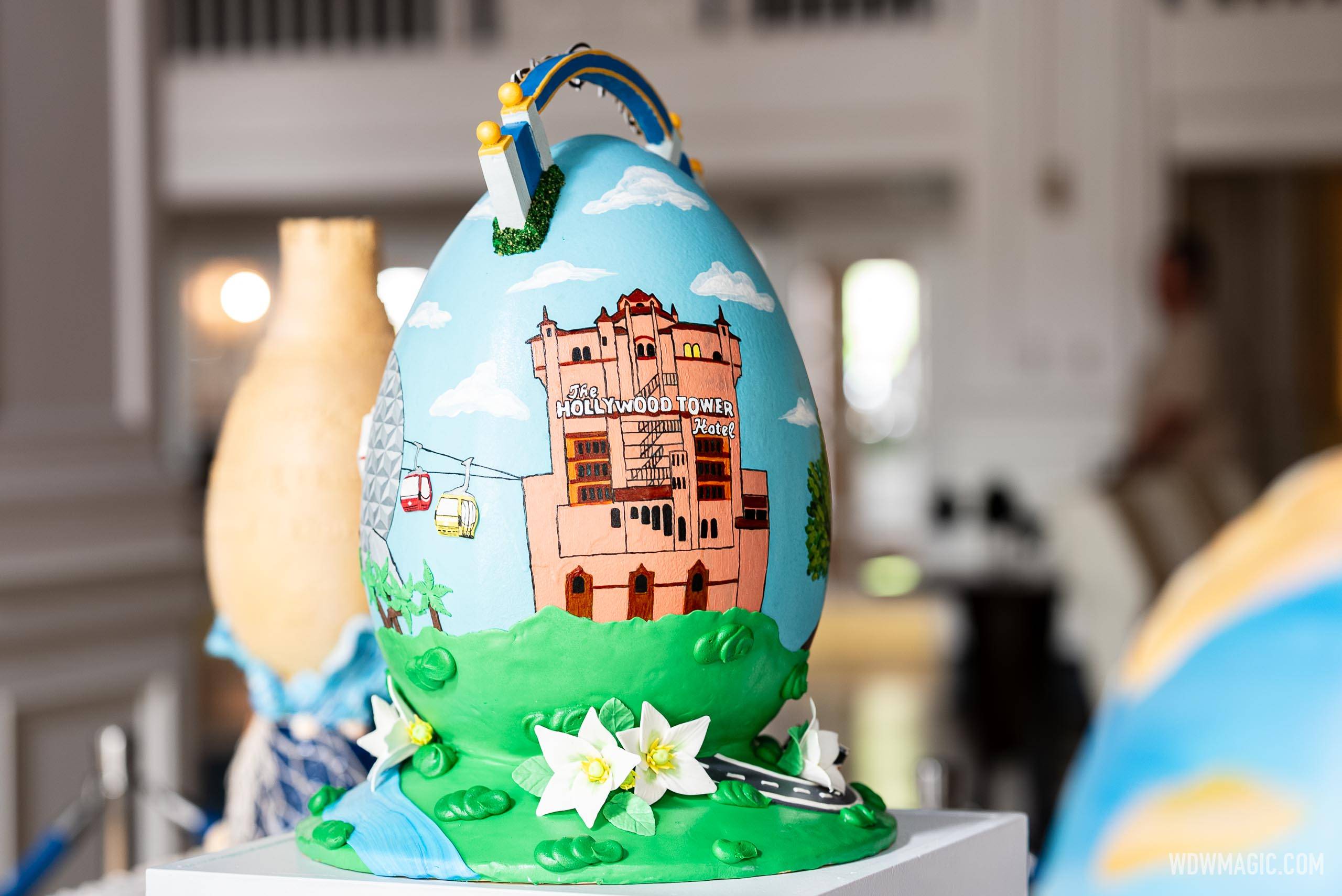 Disney's Yacht Club Resort Easter Egg Display 2025