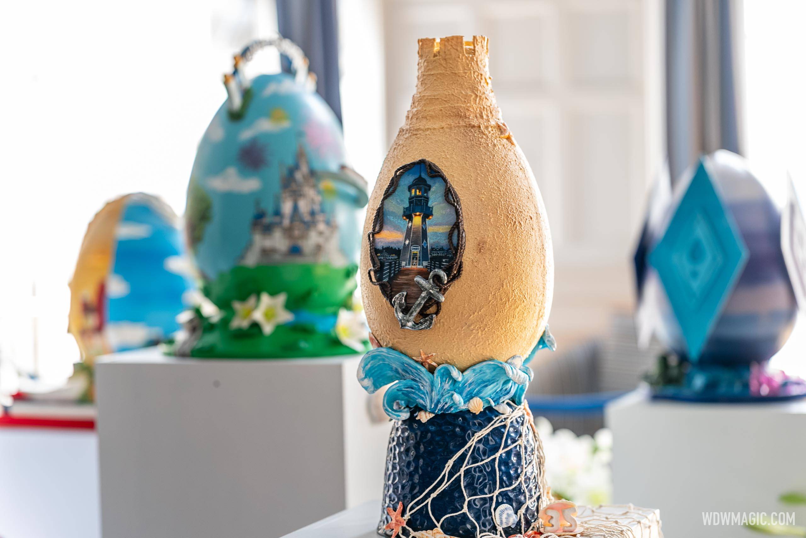 Disney's Yacht Club Resort Easter Egg Display 2025