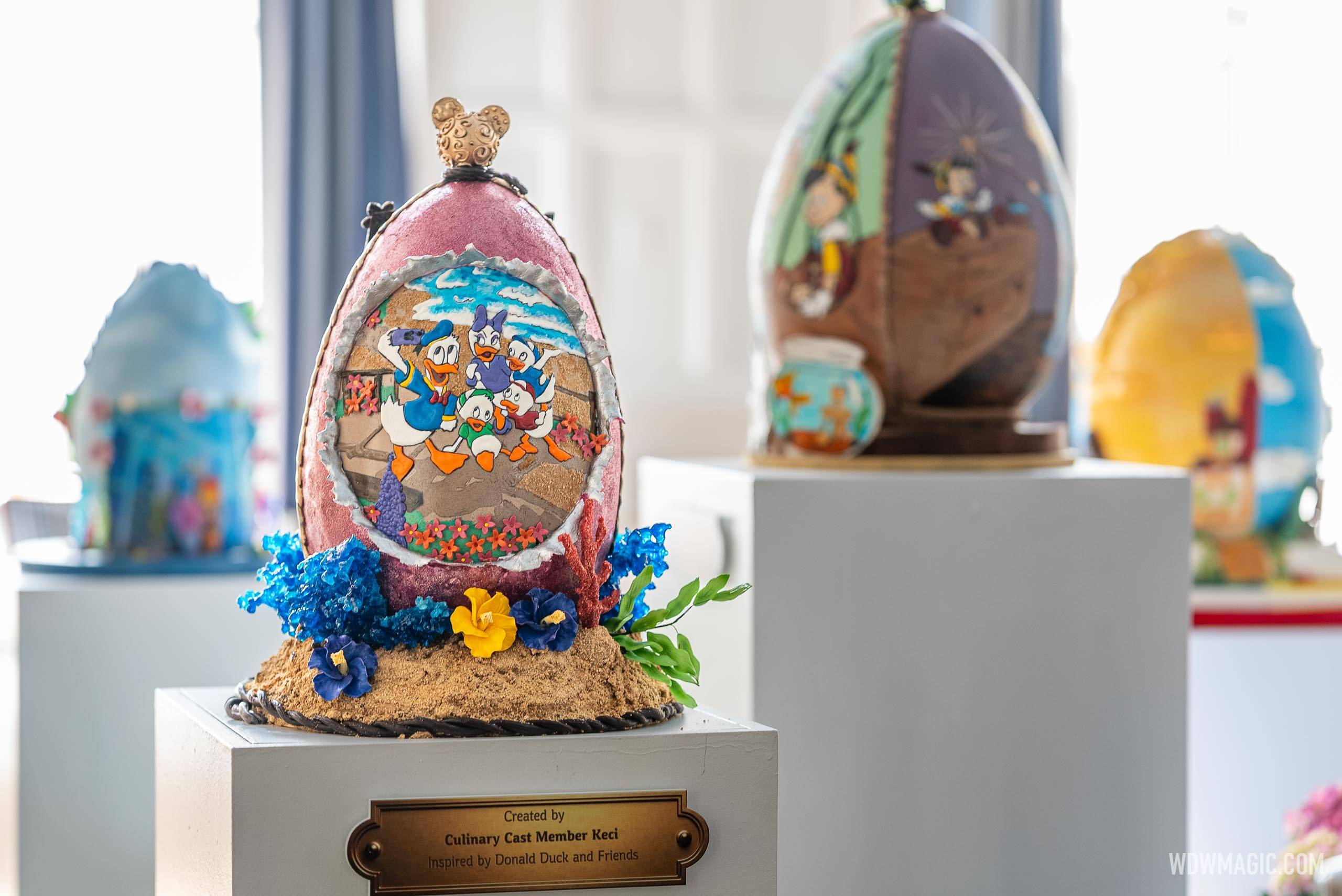 Disney's Yacht Club Resort Easter Egg Display 2025