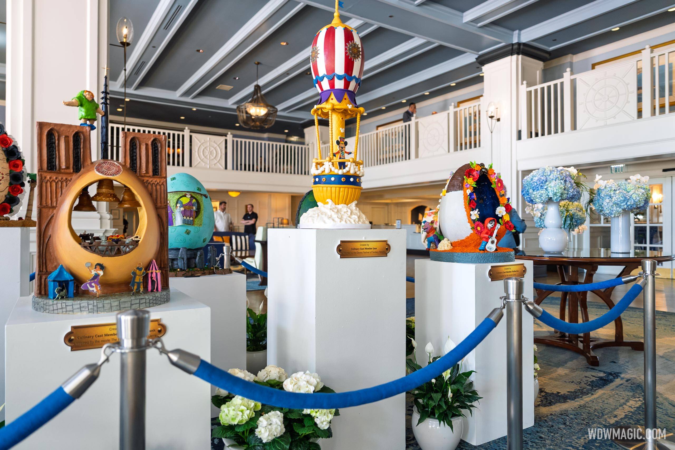 Disney's Yacht Club Resort Easter Egg Display 2026