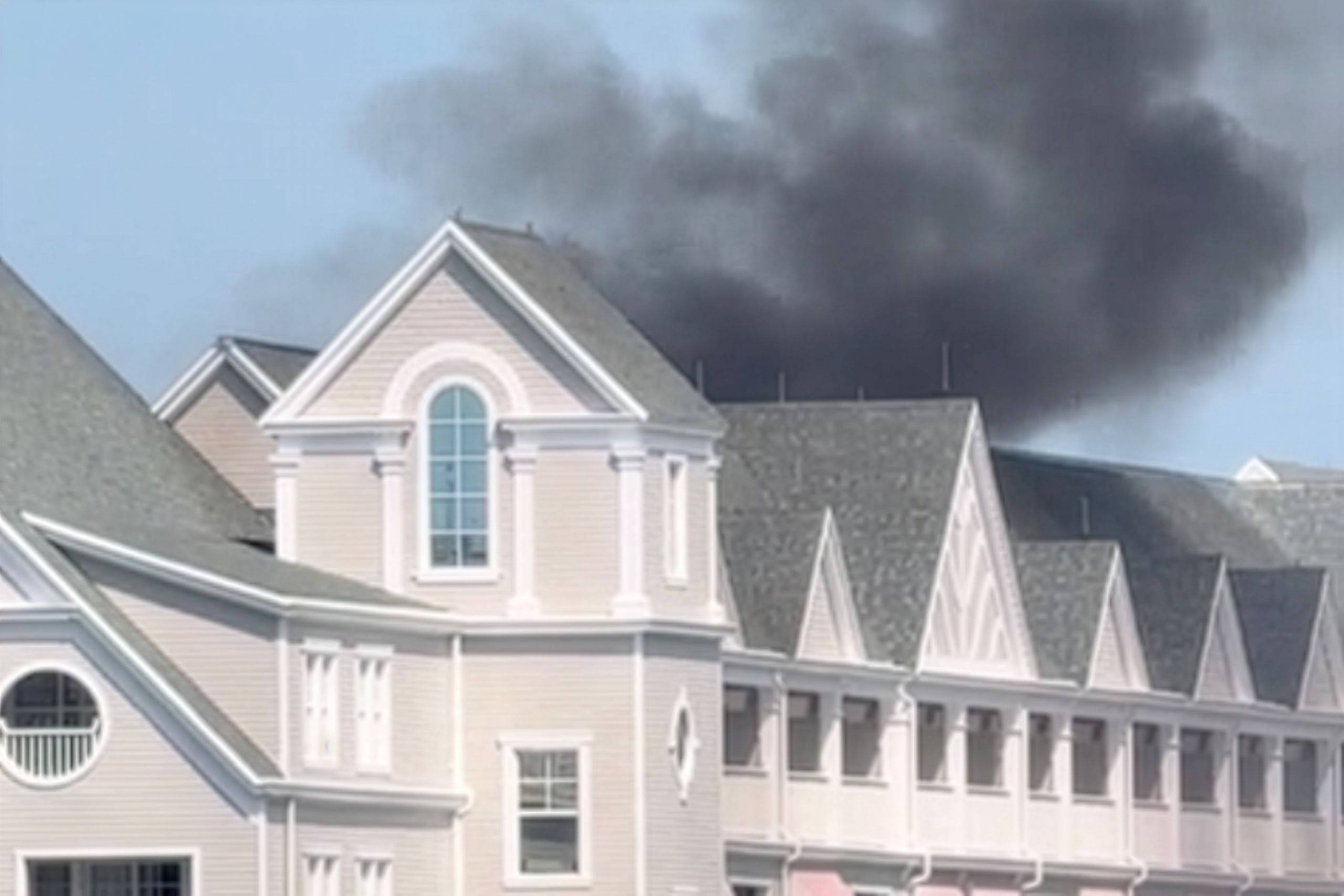 Smoke Over Disney's Yacht Club Resort
