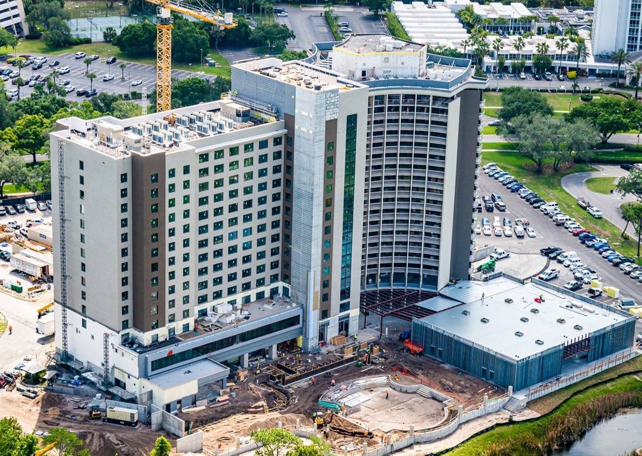 Drury Plaza Hotel Orlando - Disney Springs Area construction June 2022