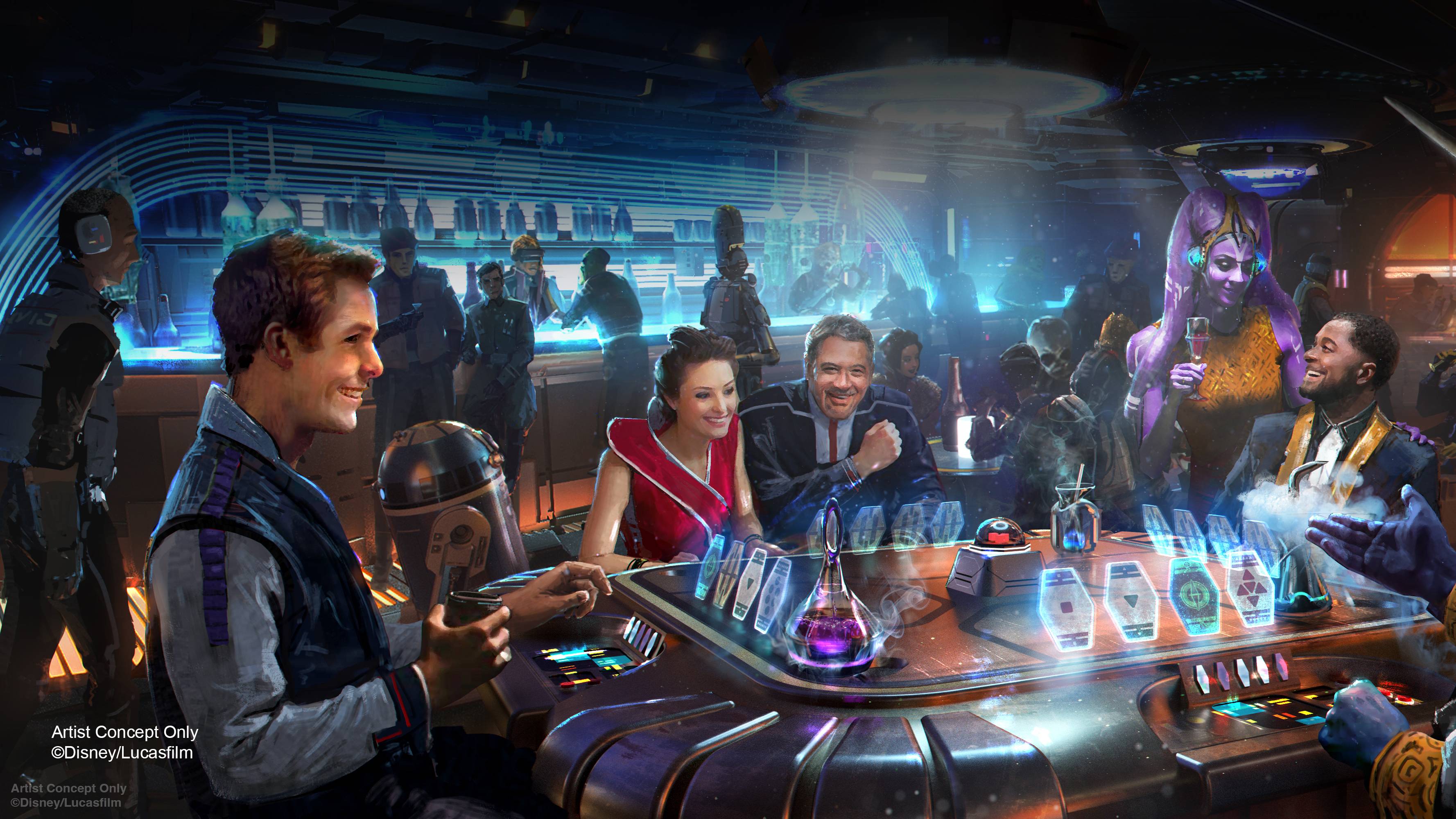 Star Wars Galactic Starcruiser - The Sublight Lounge