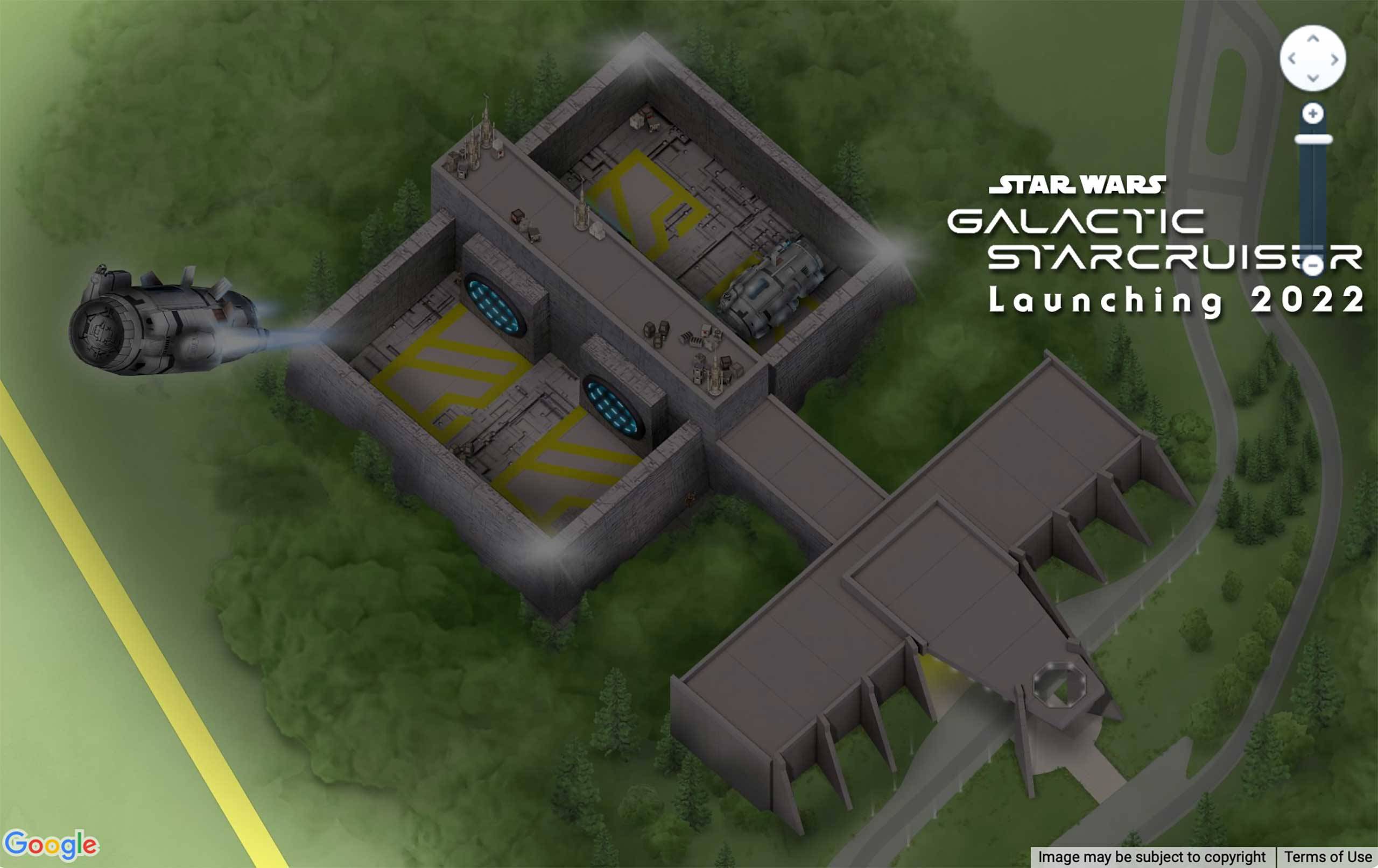 Star Wars Galactic Starcruiser on Disney World guidemap