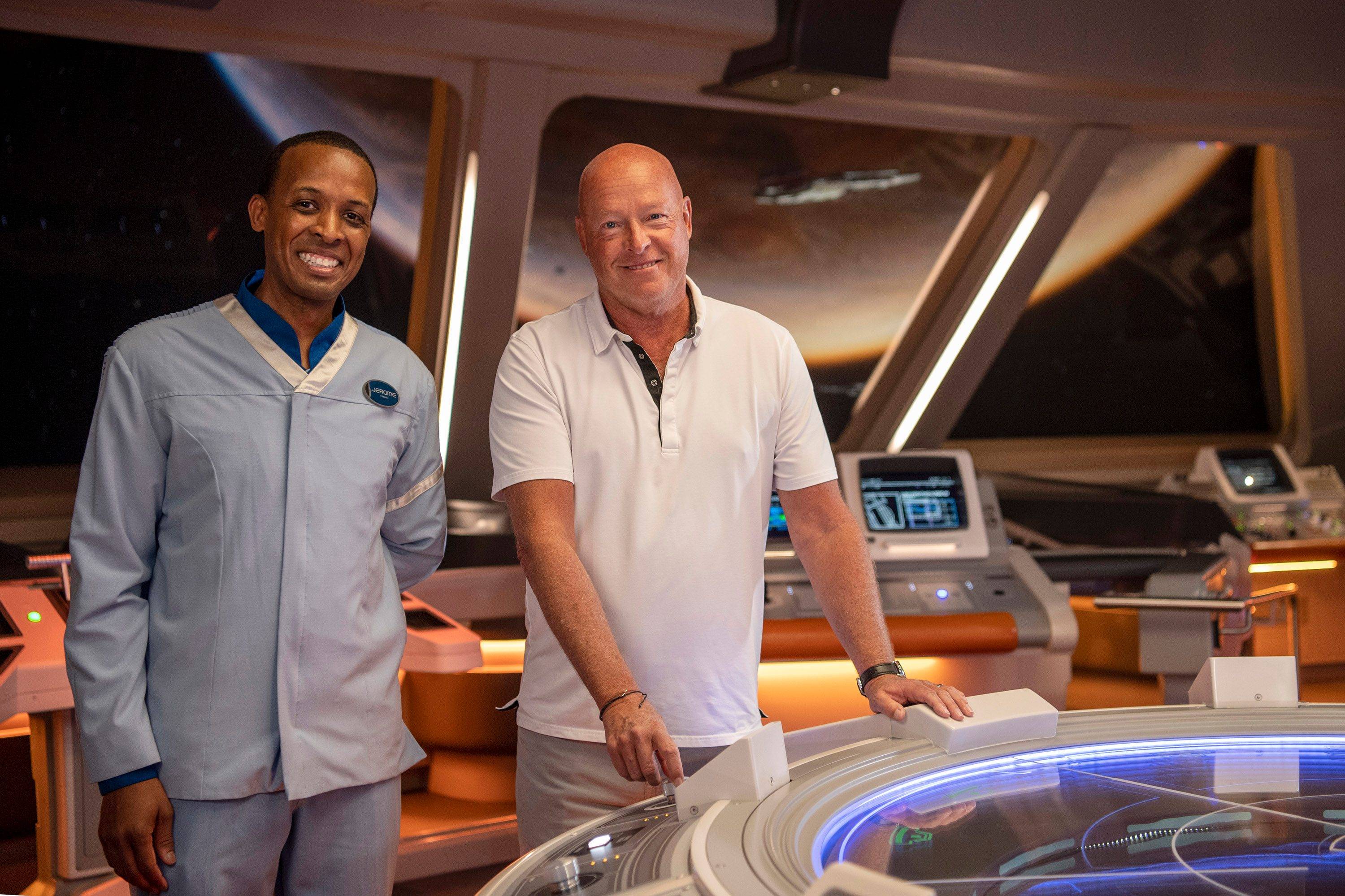 Then Disney CEO Bob Chapek at Star Wars Galactic Starcruiser