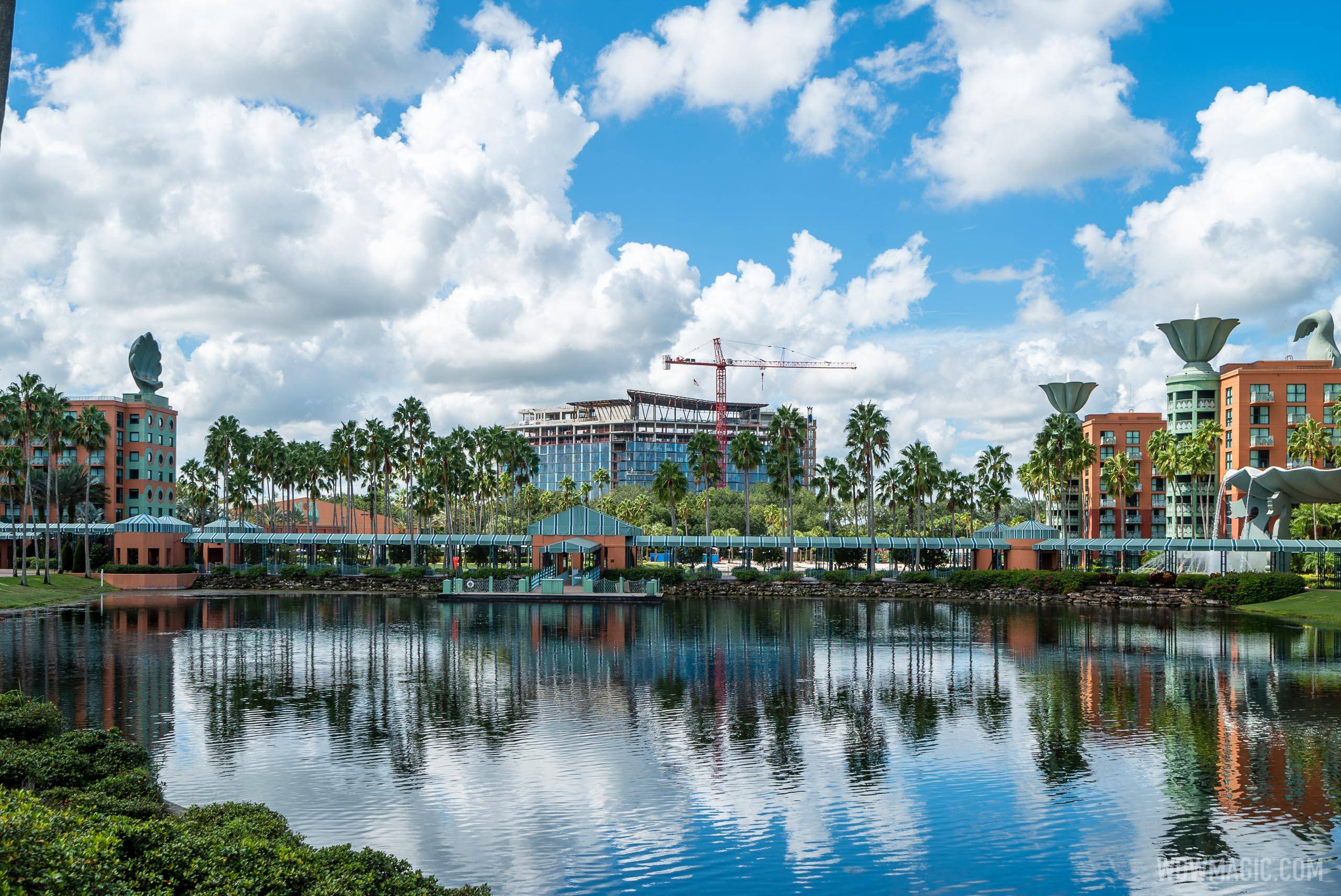 The Walt Disney World Swan Reserve construction - September 8 2020