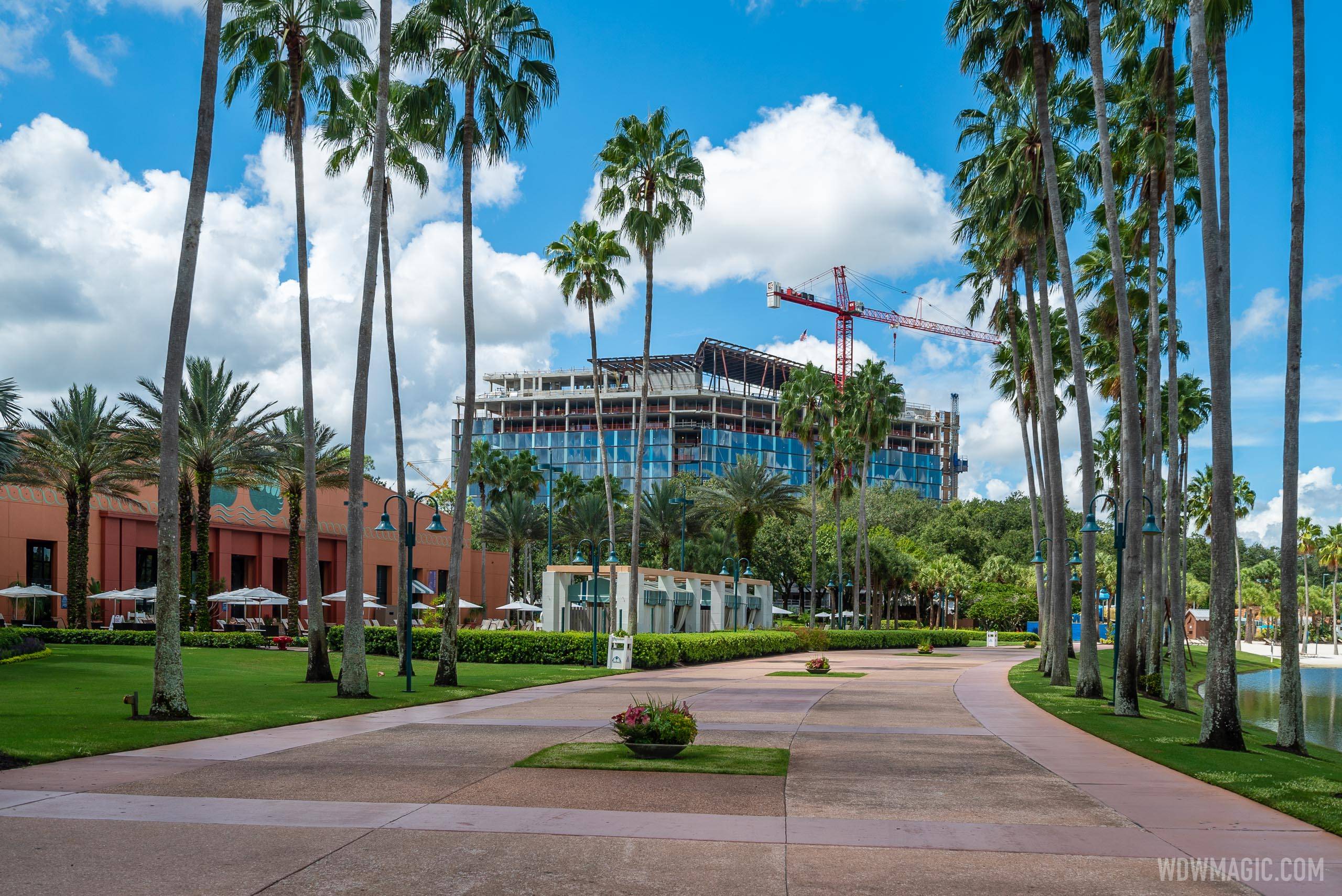 The Walt Disney World Swan Reserve construction - September 8 2020