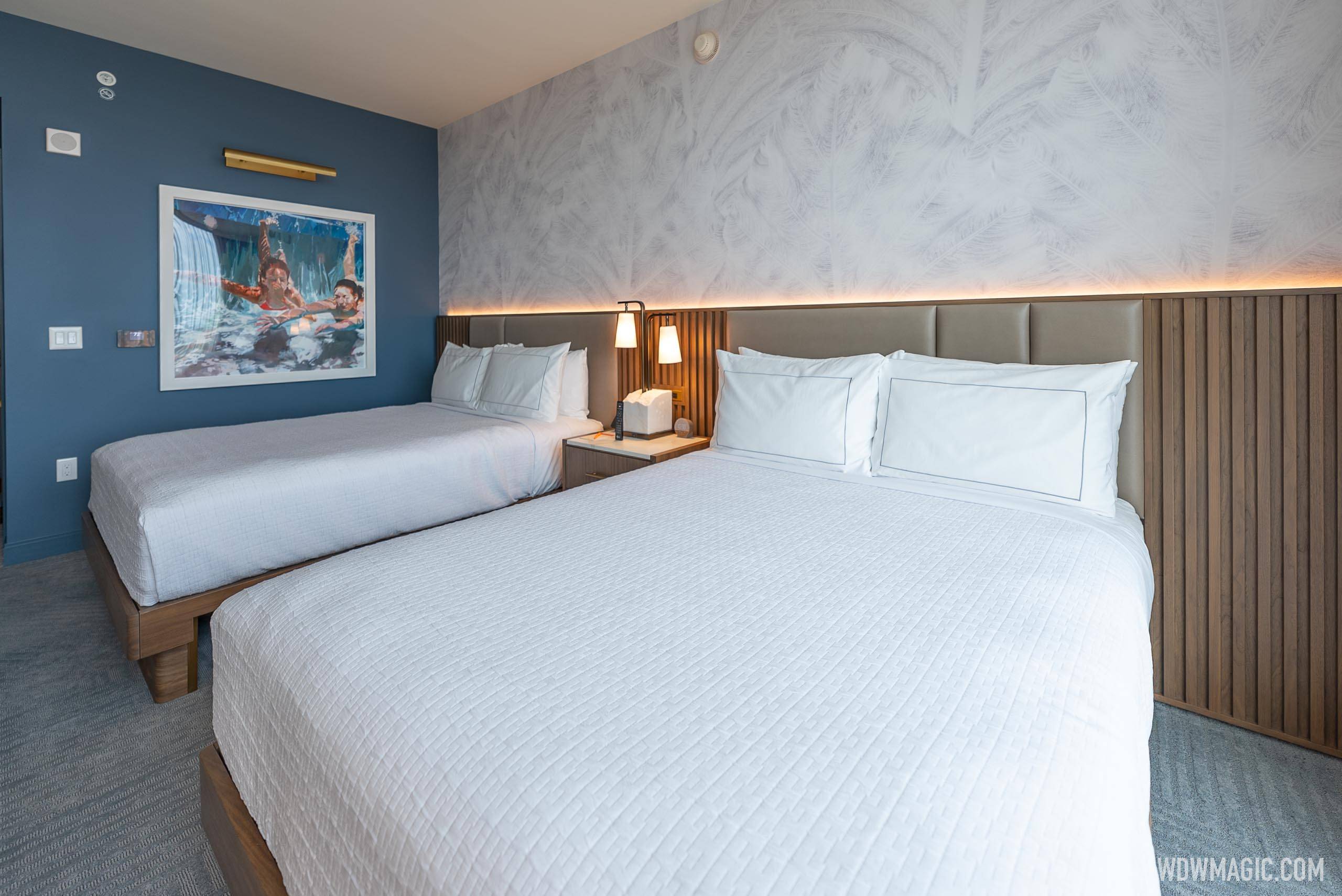 Standard guest room at Walt Disney World Swan Reserve
